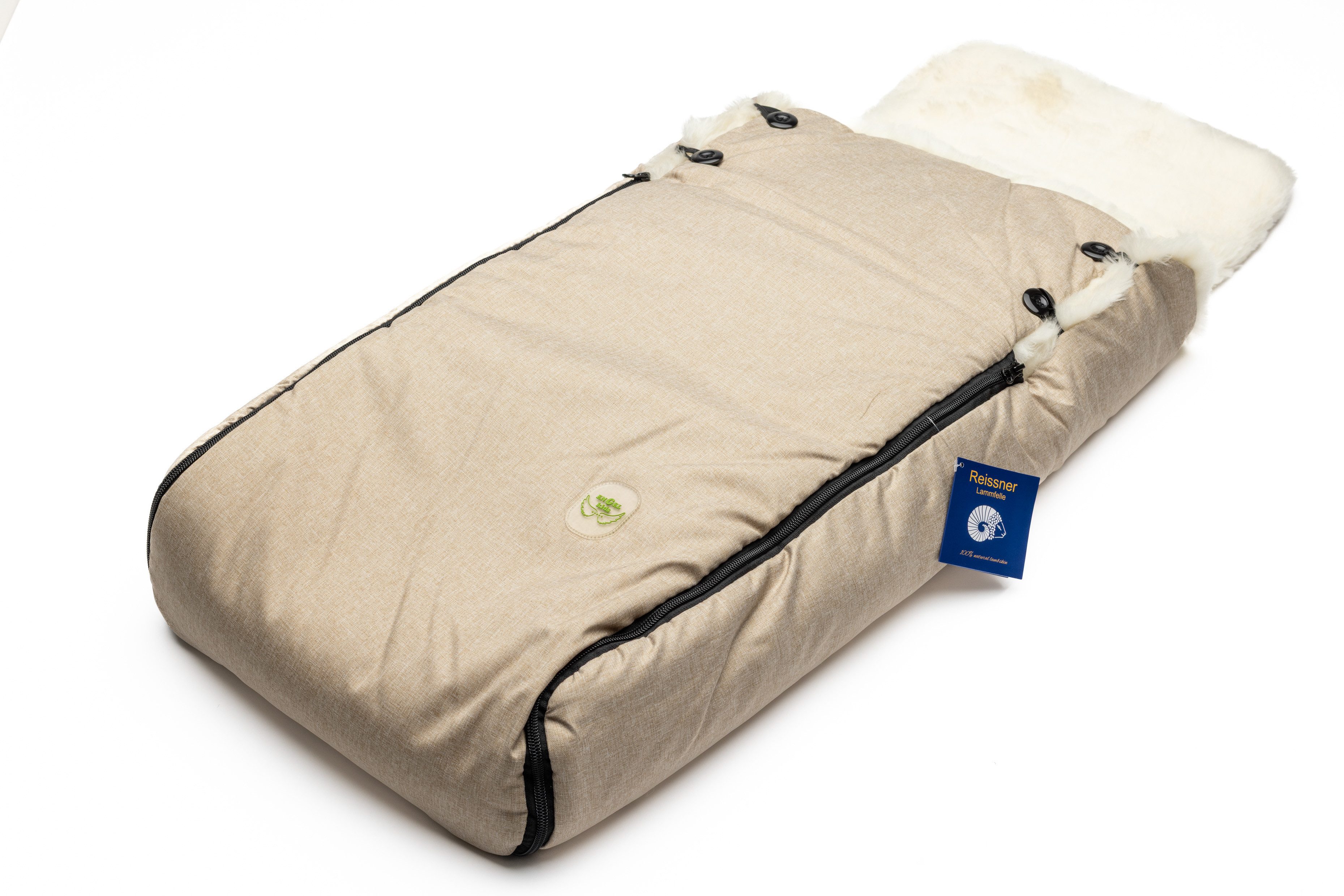 Reissner Lammfelle Fußsack Lammfell Babyfußsack KESSY für Kinderwagen und Buggy