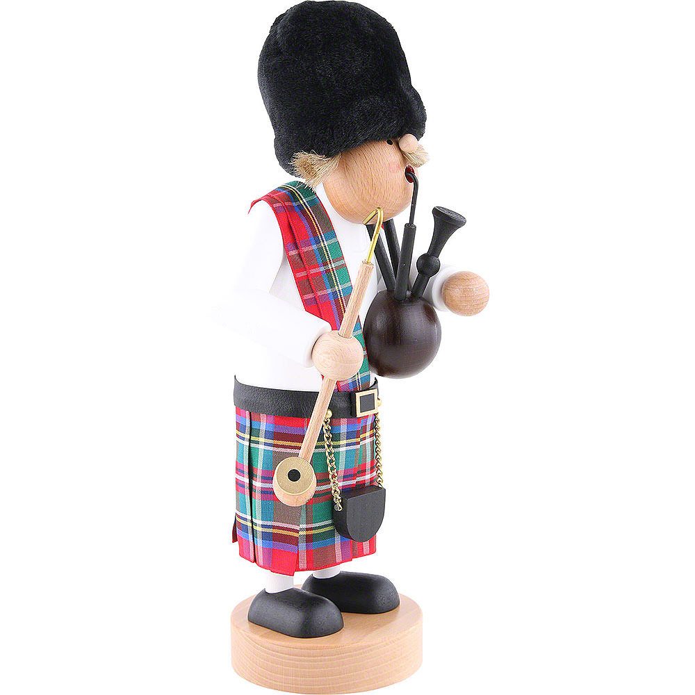 KWO Kunstgewerbe Werkstätten Räuchermännchen Schotte mit Dudelsack (29cm) Räuchermann von KWO