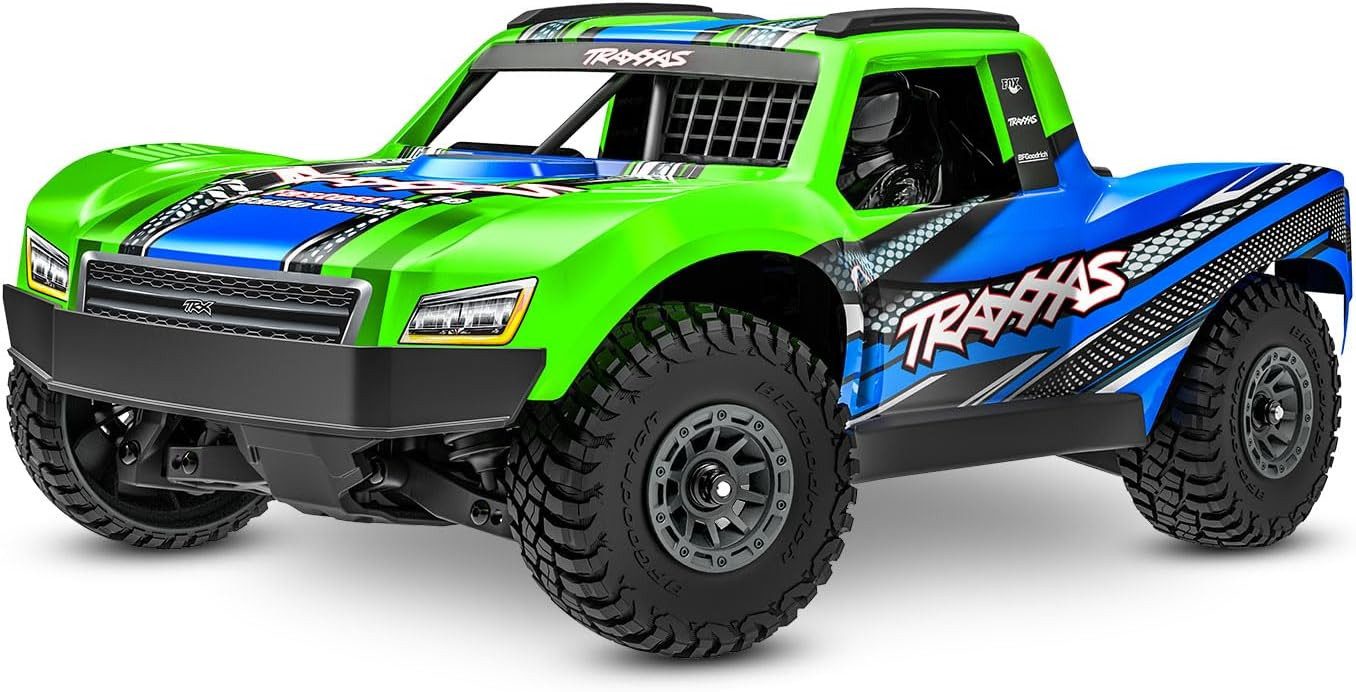 Traxxas Spielzeug-Auto Traxxas Mini Slash 4x4 RTR TQ BL-2s Grün