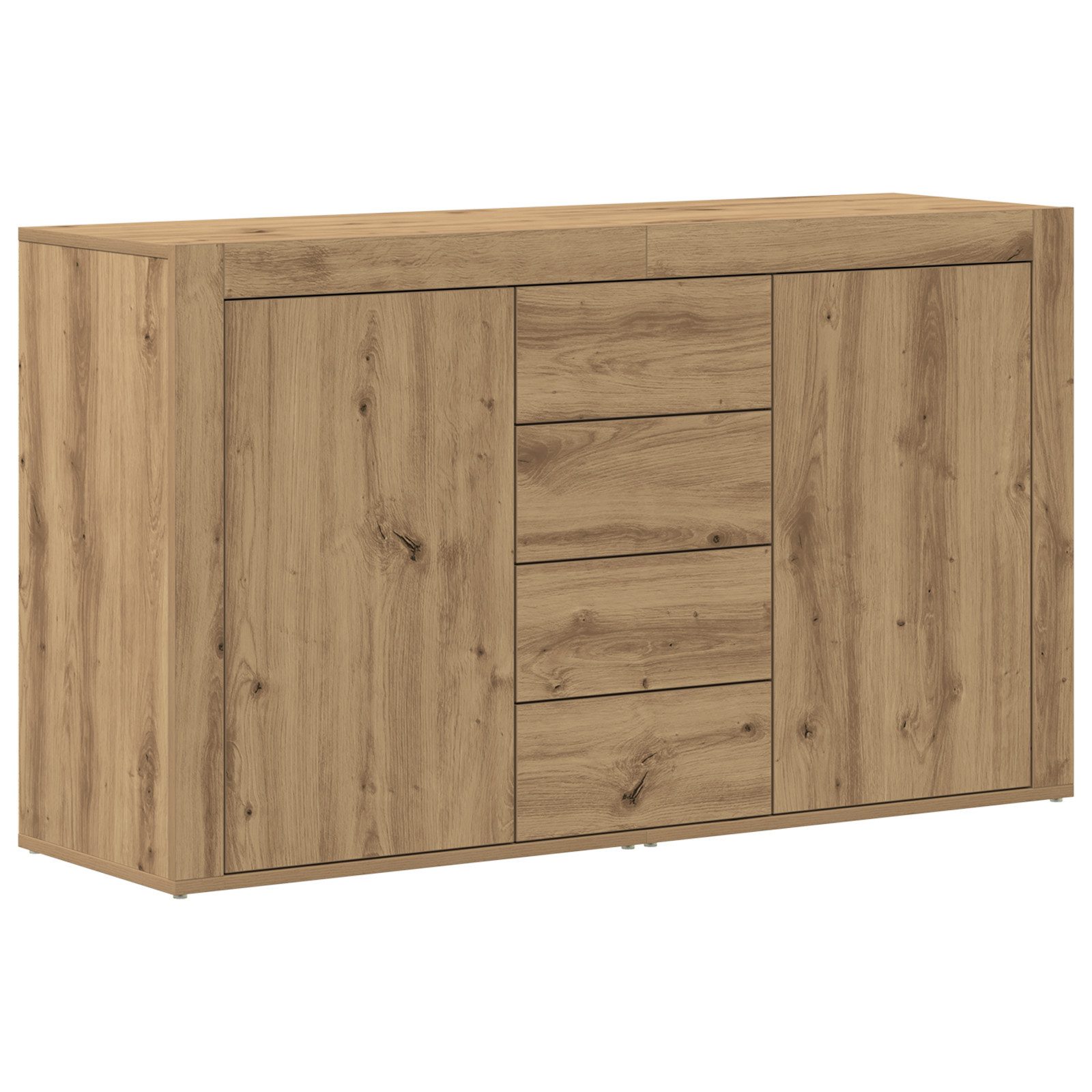 vidaXL Sideboard Sideboard Eichenholz Holzwerkstoff 120 günstig online kaufen