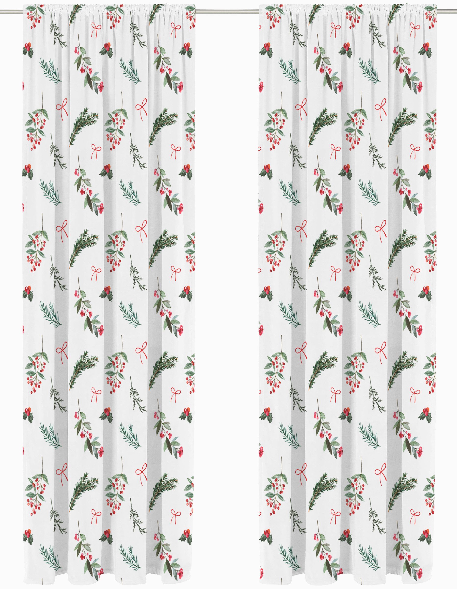 my home Gardine Joy, Stangendurchzug (1 günstig online kaufen