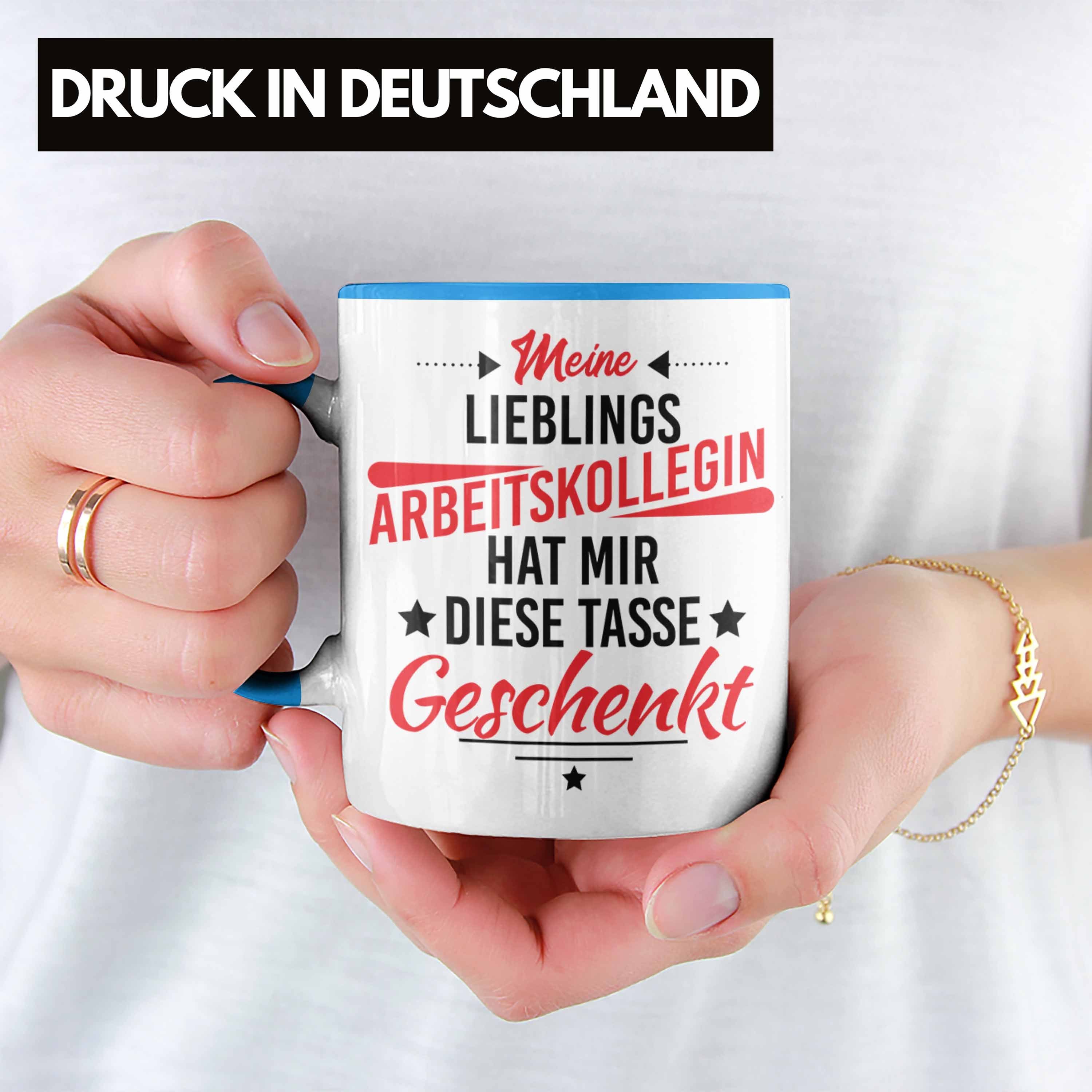 Trendation Tasse Trendation - Bester Kollege Tasse Geschenk Lieblingskollege mit Spruch