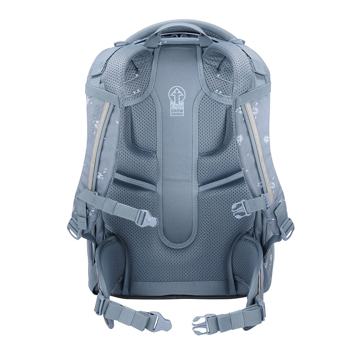 coocazoo Schulranzen Schulrucksack-Set MATE Bloomy Daisy 3-teilig (3-teilig), ergonomisch, Körpergröße: 135 - 180 cm, Easy-Grow-System – Bild 5 von 5