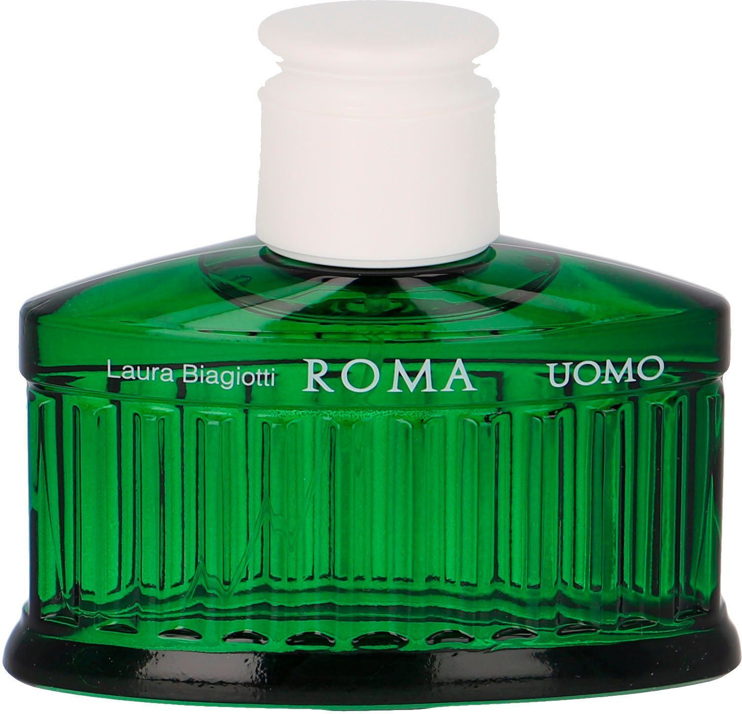 Laura Biagiotti Eau de Toilette Roma Uomo Green Swing, Glasflakon, Parfüm EDT, Herrenduft