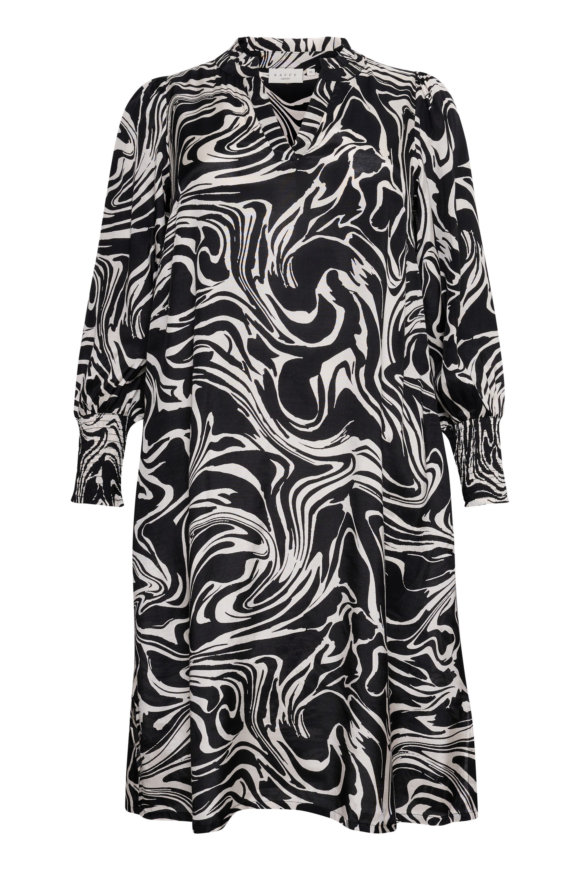KAFFE Curve Blusenkleid Kleid KCdry Große günstig online kaufen