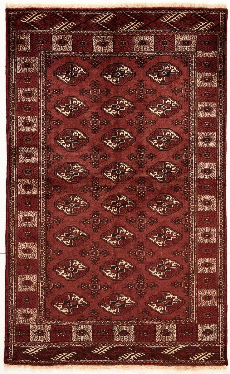 Orientteppich Turkaman 142x224 Handgeknüpfter Orientteppich / Perserteppich, Nain Trading, rechteckig, Höhe: 6 mm