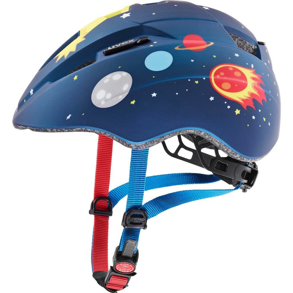 Uvex Fahrradhelm Kid 2 cc Rocket (Leichtgewicht, 1-3 Jahre) matt dunkelblau
