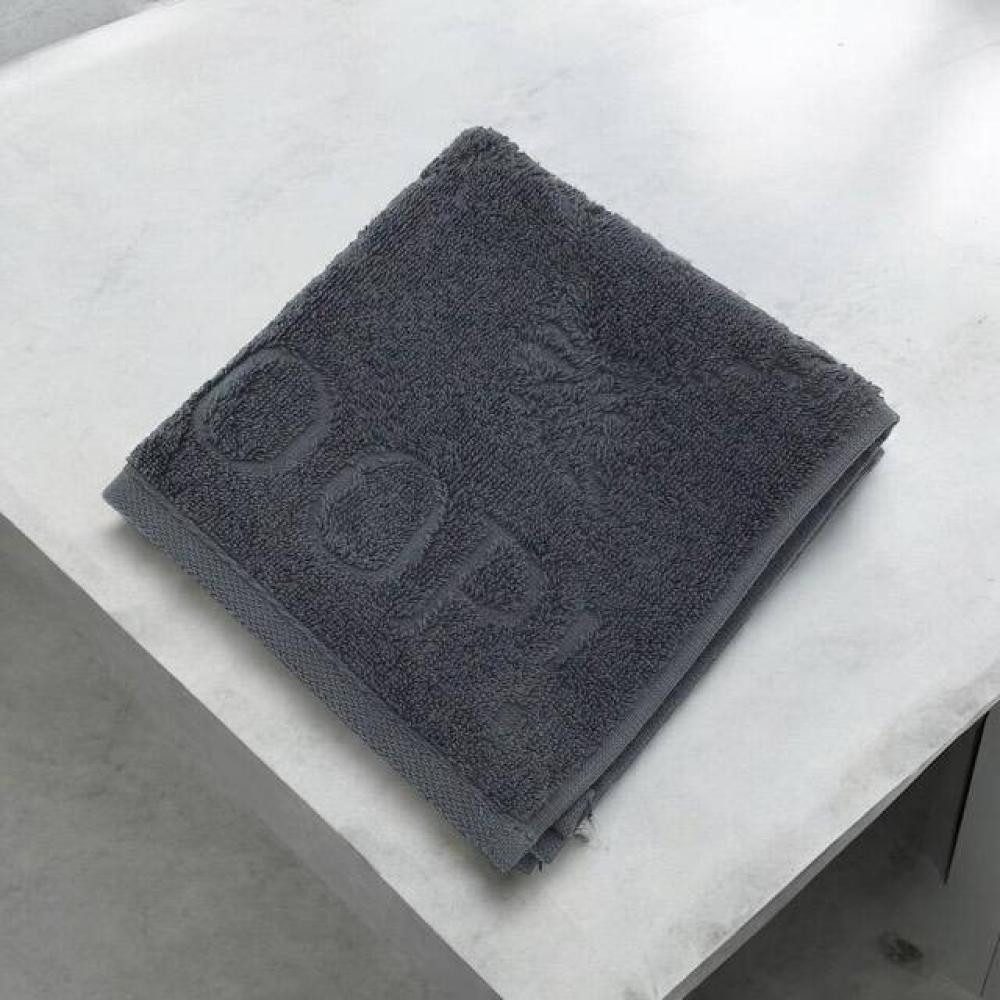 JOOP! Handtücher Uni Cornflower 1670 Anthrazit, günstig online kaufen