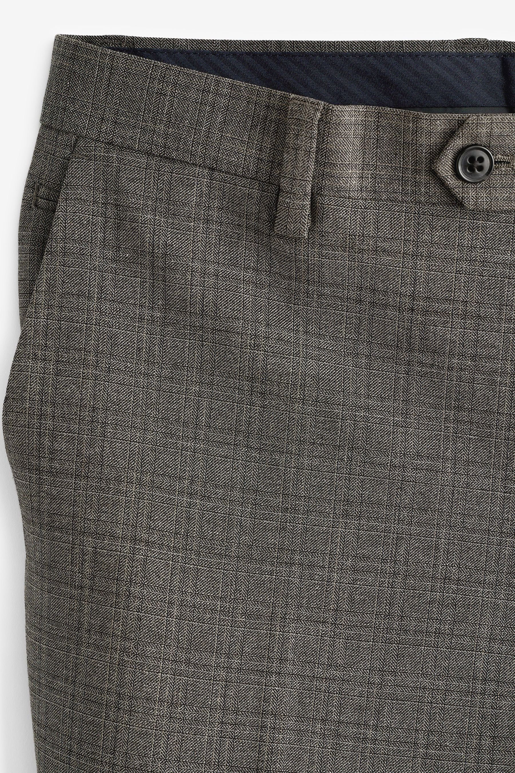 Stretch-Anzug: Flex Motion Next Hose (1-tlg) Taupe Anzughose