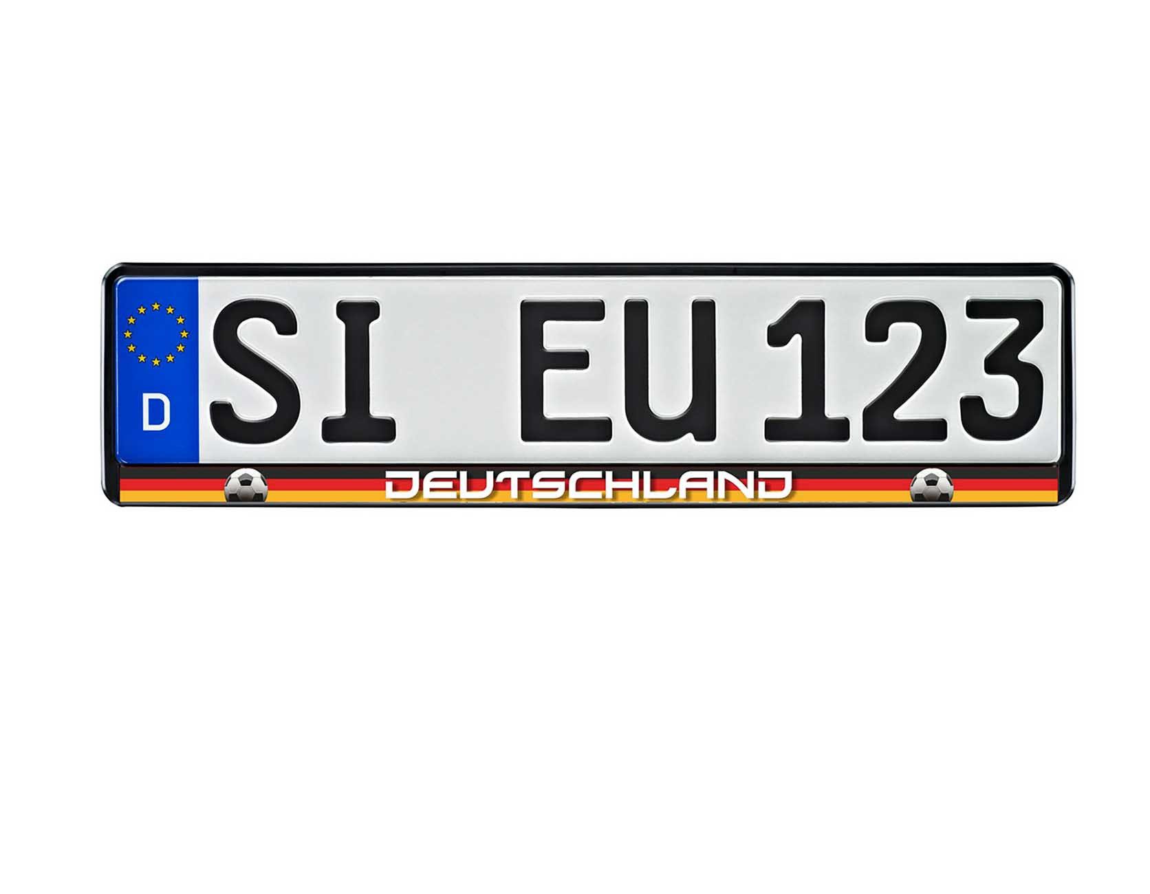 Bubble-Store Держатель номерного знака Auto Держатель номерного знакаung, (Deutschland-Flagge), KFZ Nummernschildhalter