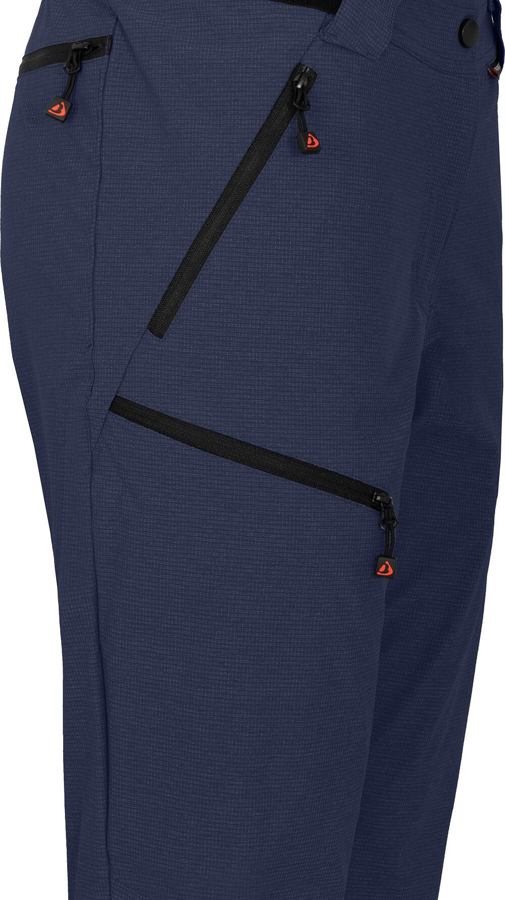 Bergson Outdoorhose PORI Damen Wanderhose, robust, elastisch, Normalgrößen, peacoat blau