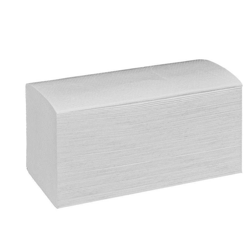 TORK Papierhandtuch 3.750 Zickzack Papierhandtücher Advanced 2-lagig - weiß, 2-lagig, Nassfest, Lorbeerblatt-Design