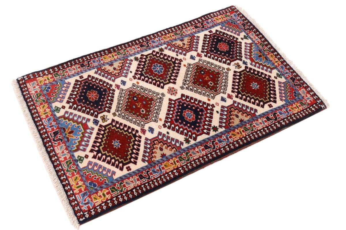 Trading, Nain 12 Handgeknüpfter Yalameh rechteckig, Orientteppich Perserteppich, Orientteppich / 64x104 mm Höhe: