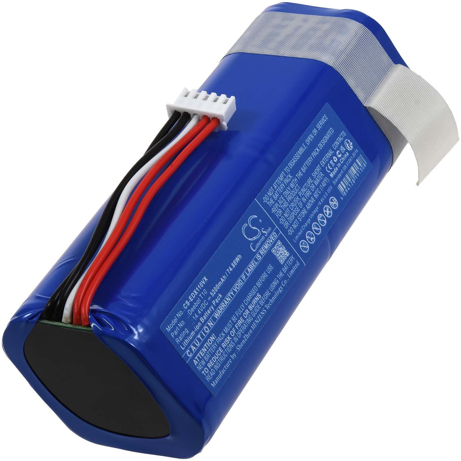 Powery Akku für Ecovacs Deebot X1 Omni X1 Plus Staubsauger-Akku 5200 mAh (14.4 V)