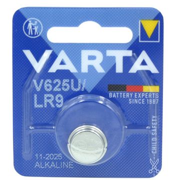 VARTA Varta V625U Knopfzelle Batterie, PX625, LR9, (Type 4626) 1,5V Batterie, (1,5 Volt V)