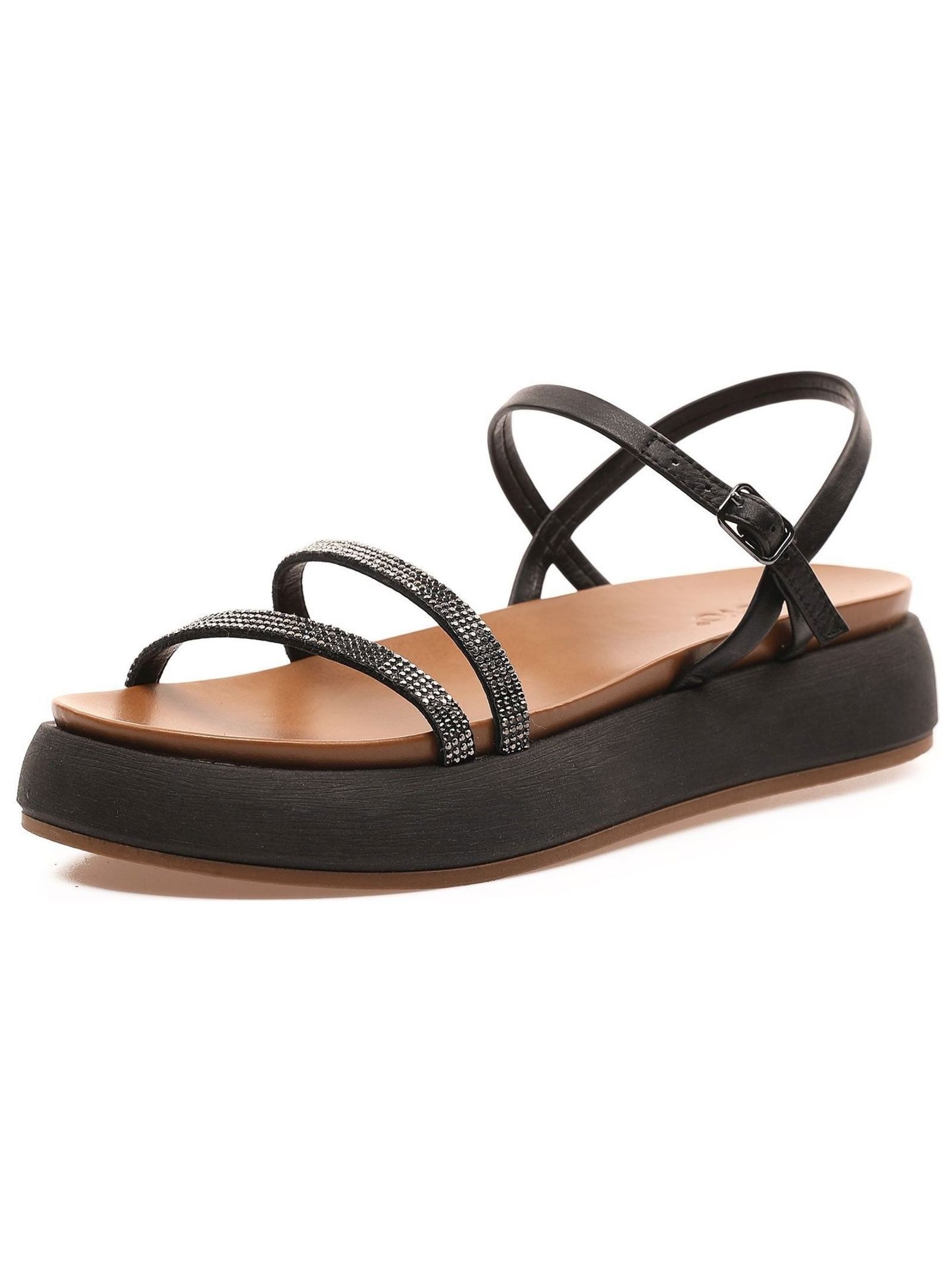 INUOVO Sandalen Leder Plateausandaletten günstig online kaufen