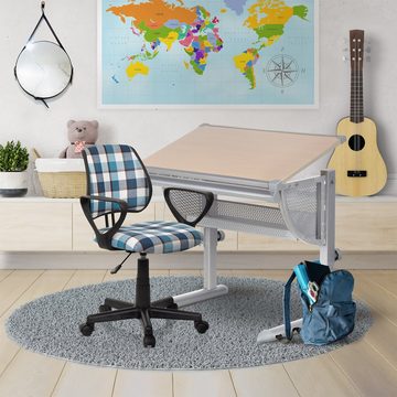 hjh OFFICE Schreibtisch Kinderschreibtisch BELIA (1 St, 1 St), Kinder Schreibtisch neigbar, höhenverstellbar
