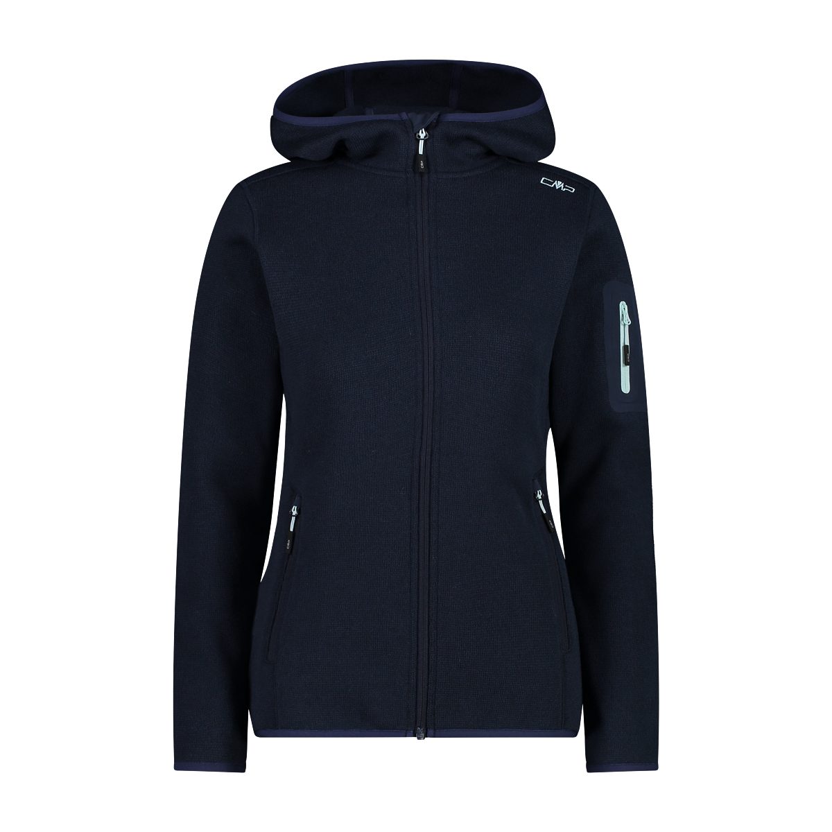 CMP Strickfleecejacke KNITTED MELANGE HOODY WOMAN günstig online kaufen