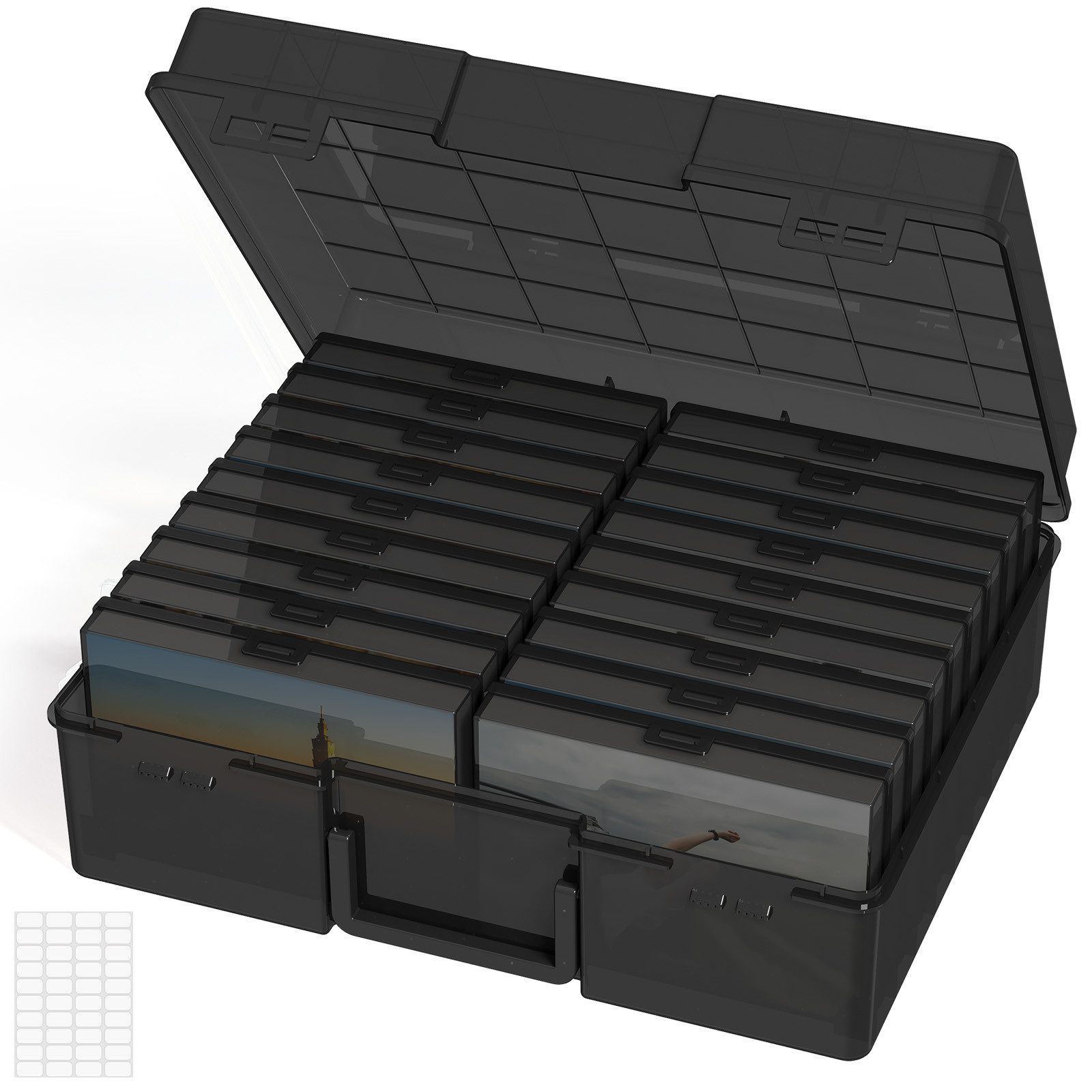 Lifewit Fotobox Fotoaufbewahrungsbox,18 Fotohalter, Foto Organizer günstig online kaufen