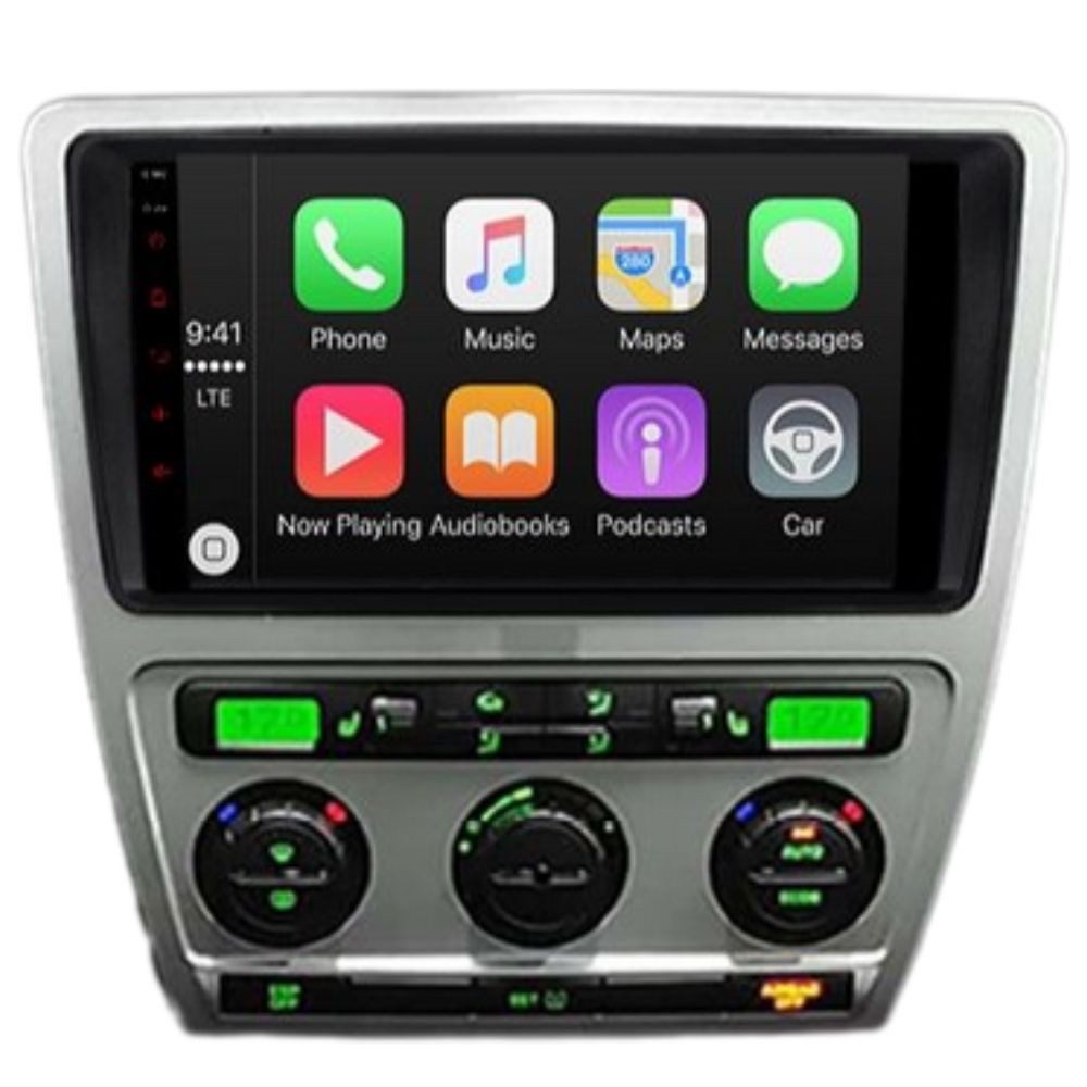 GABITECH 9 Zoll Android Carplay Autoradio Navi für Skoda Octavia und Yeti Autoradio (FM / AM-Radio, RDS, DAB+ Optional, Drahtloses Carplay & AndroidAuto,3D Navi, 4GB RAM; 64GB ROM,WiFi,DAB)