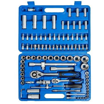 tectake Steckschlüssel Steckschlüsselsatz 94-tlg. (1 St)
