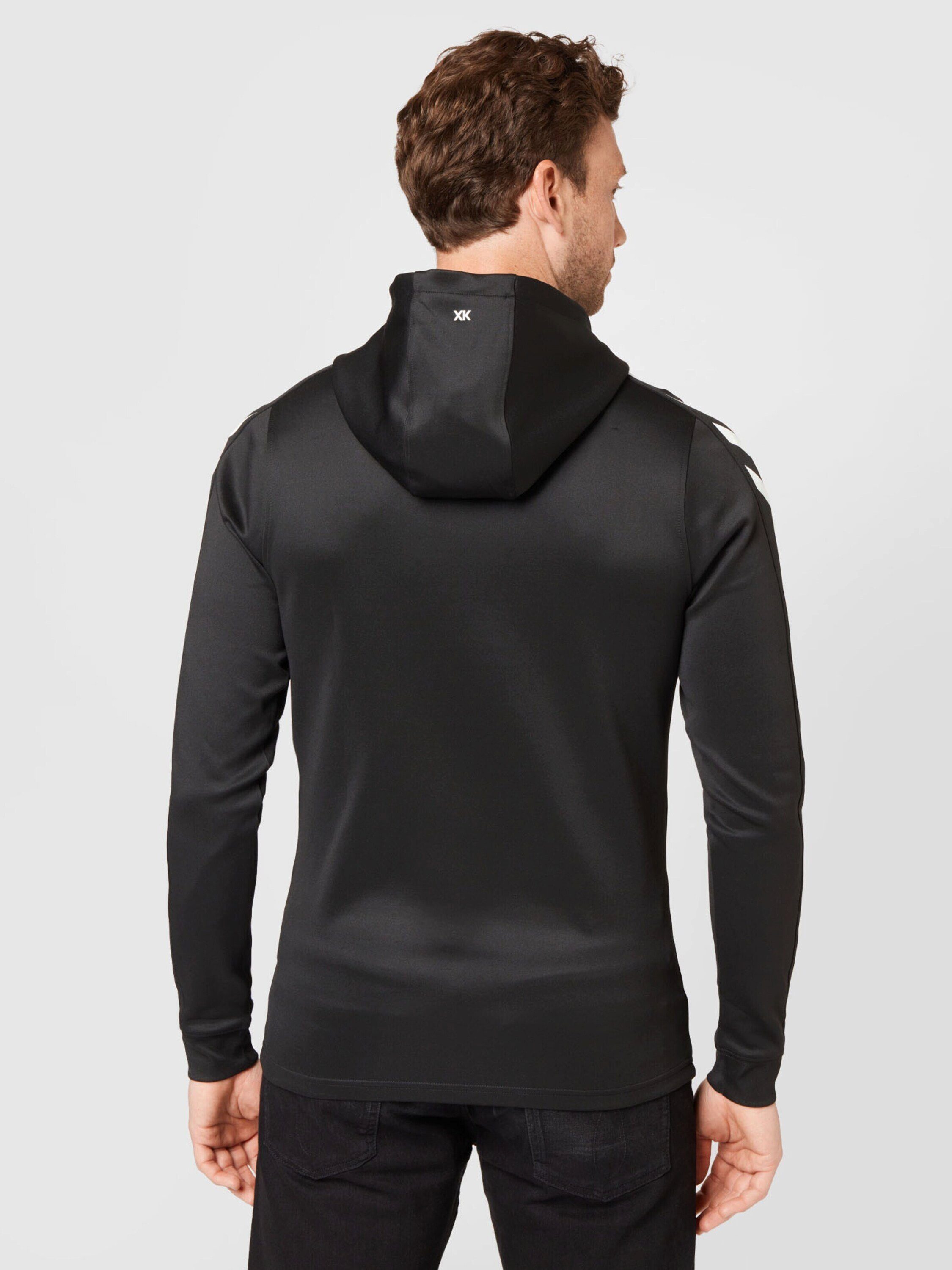 schwarz (1-tlg) Details hummel Sweatshirt Plain/ohne