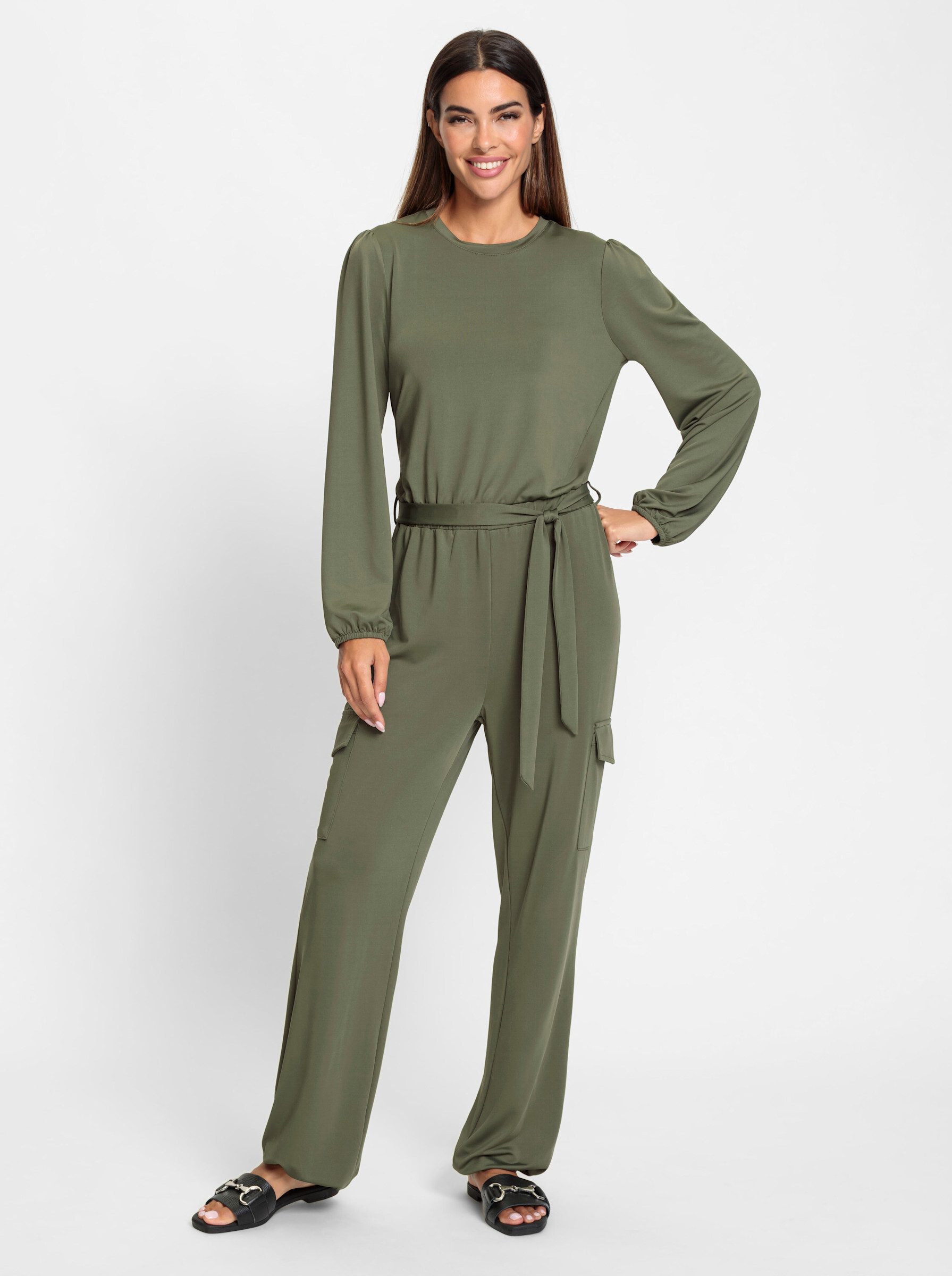 heine Jumpsuit Jumpsuit Innenbeinlänge ca. 77 günstig online kaufen