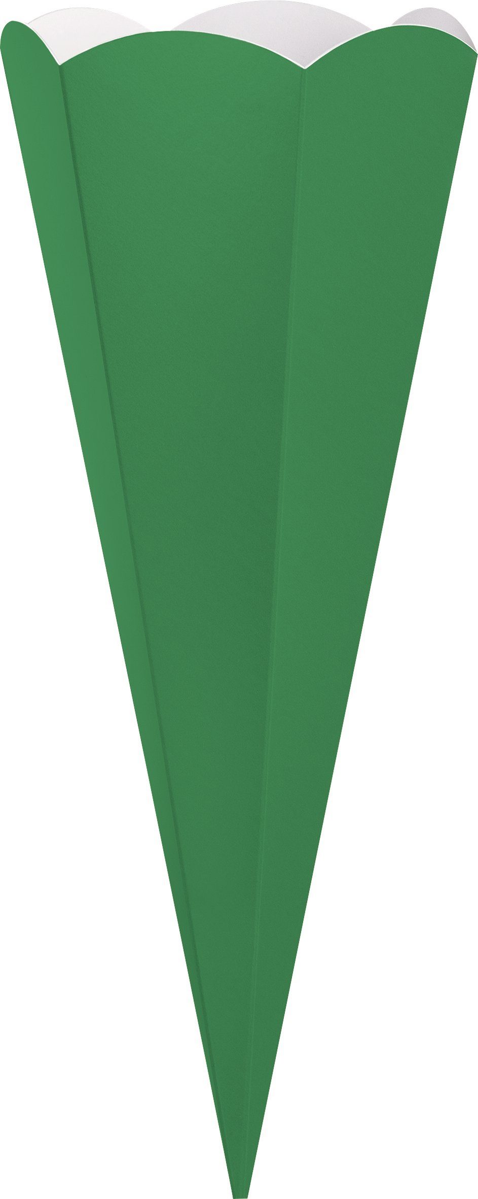 Heyda Schultüte 69 Schultüten-Zuschnitt, Grün cm