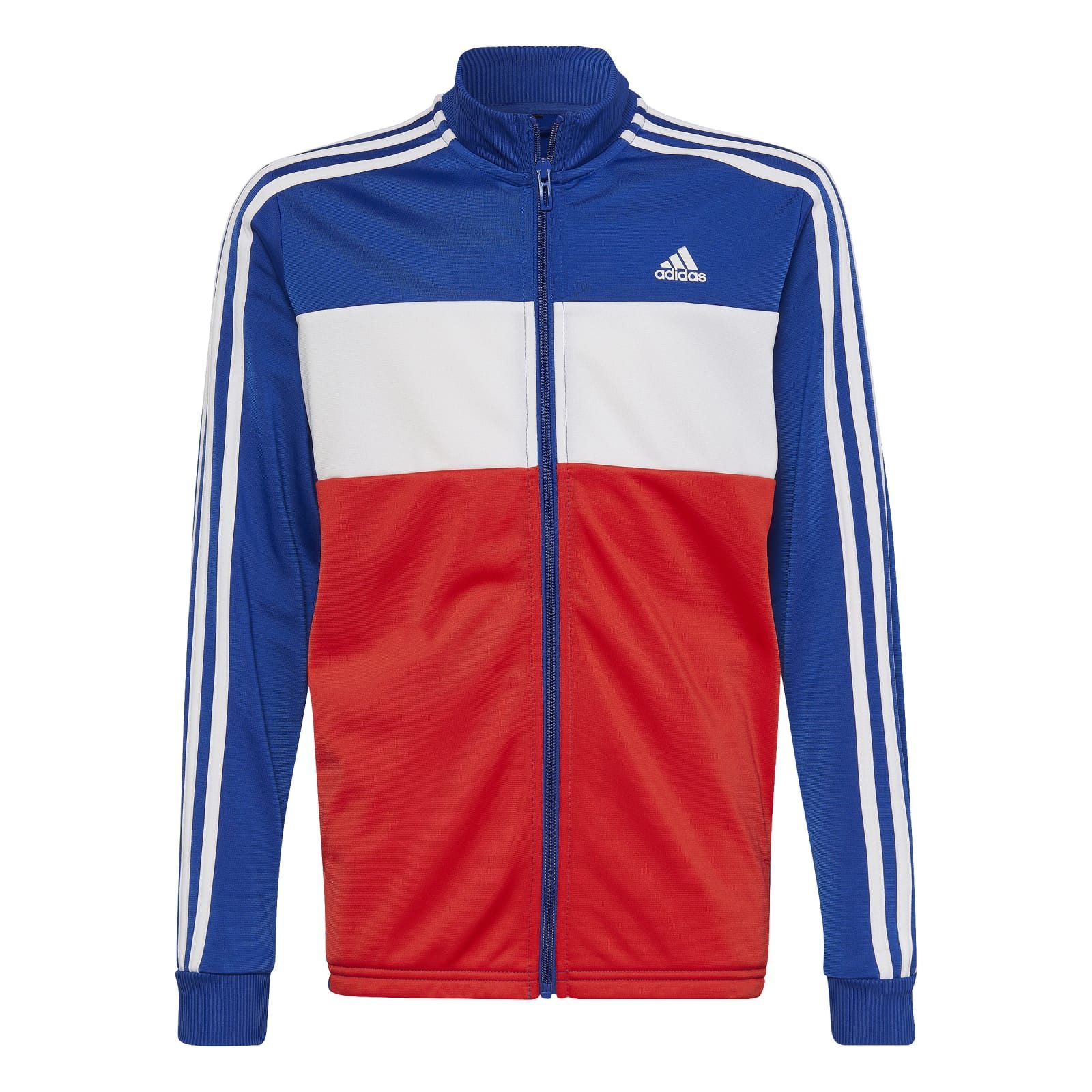 adidas Performance Trainingsanzug Essentials Tricot (100% Polyester) royalblau/rot/weiss Jungen