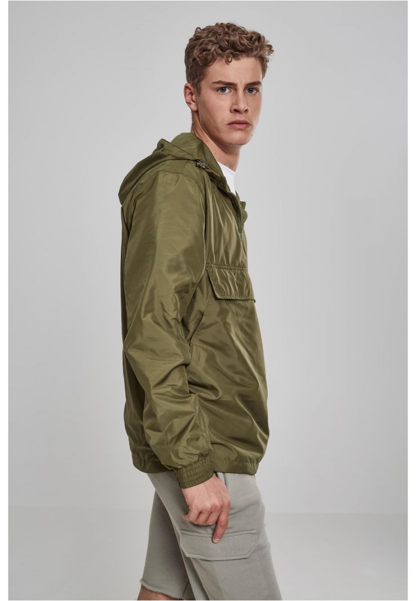 URBAN CLASSICS Outdoorjacke Basic Pull Over Jacket Überziehjacke Herren