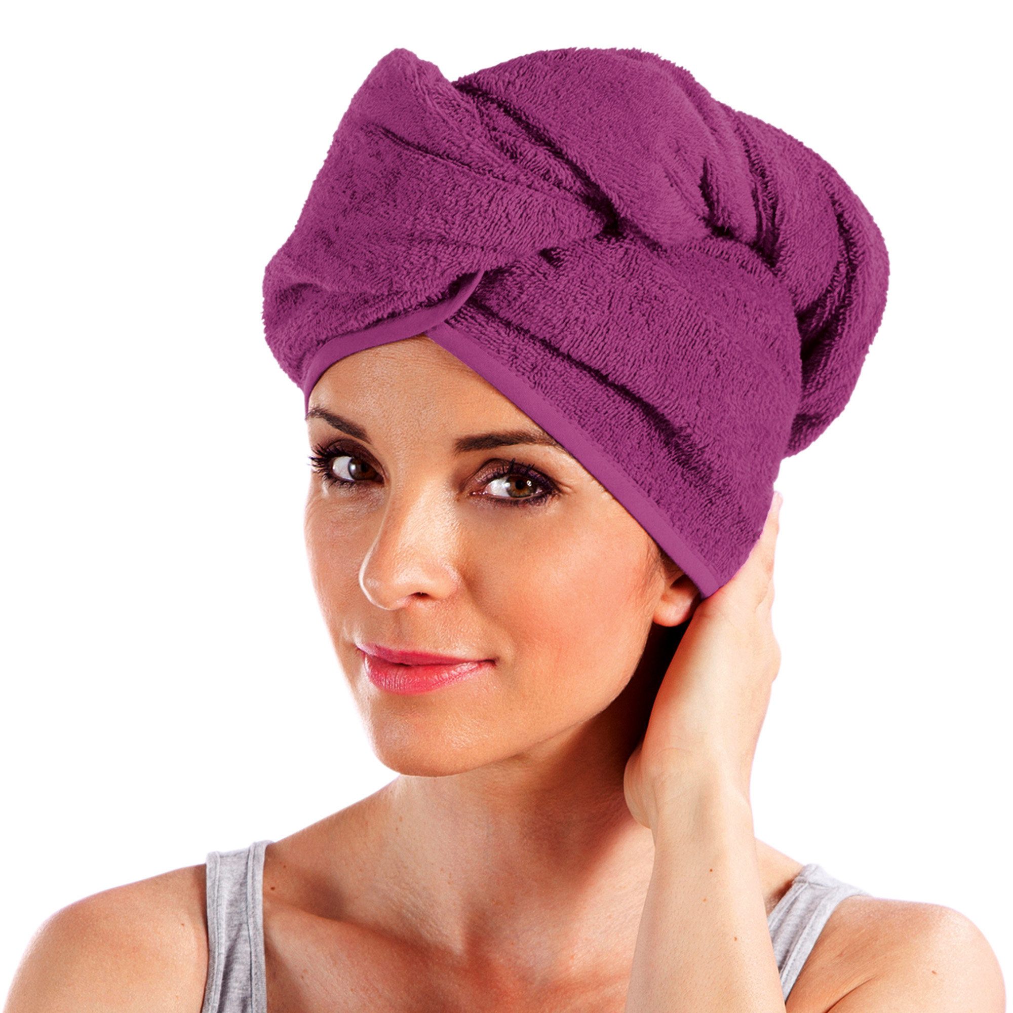 Erwin Müller Handtuch Turban, Frottier, Walk-Frottier Uni