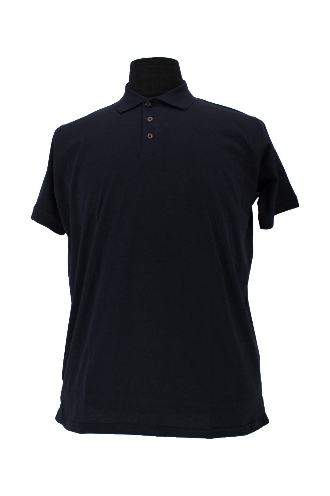 Brigg Poloshirt Polo Pique Shirt Uni Dunkelblau