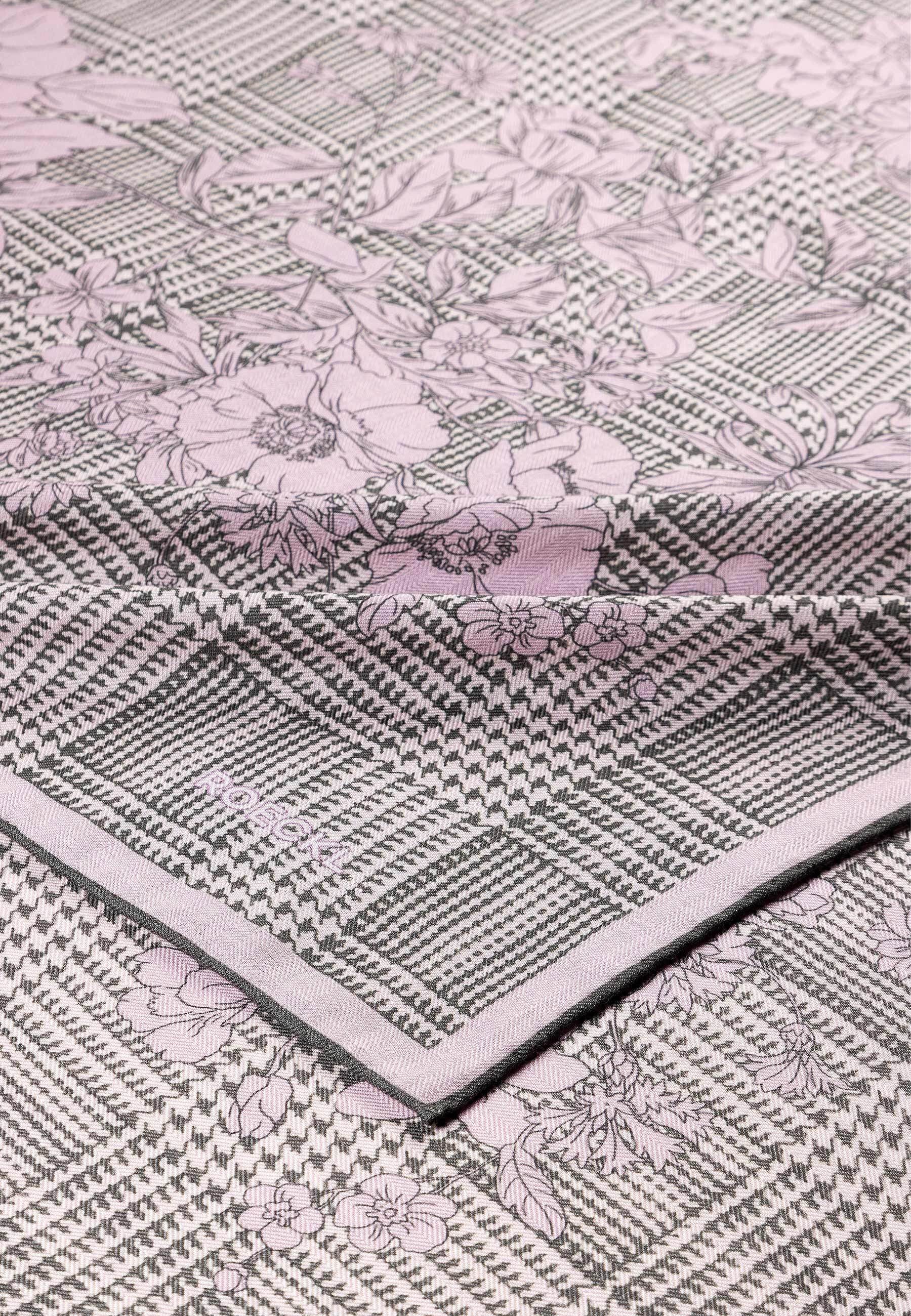 Roeckl Halstuch BLOOMING FRAME, Geblümtes Woll-Seiden Tuch