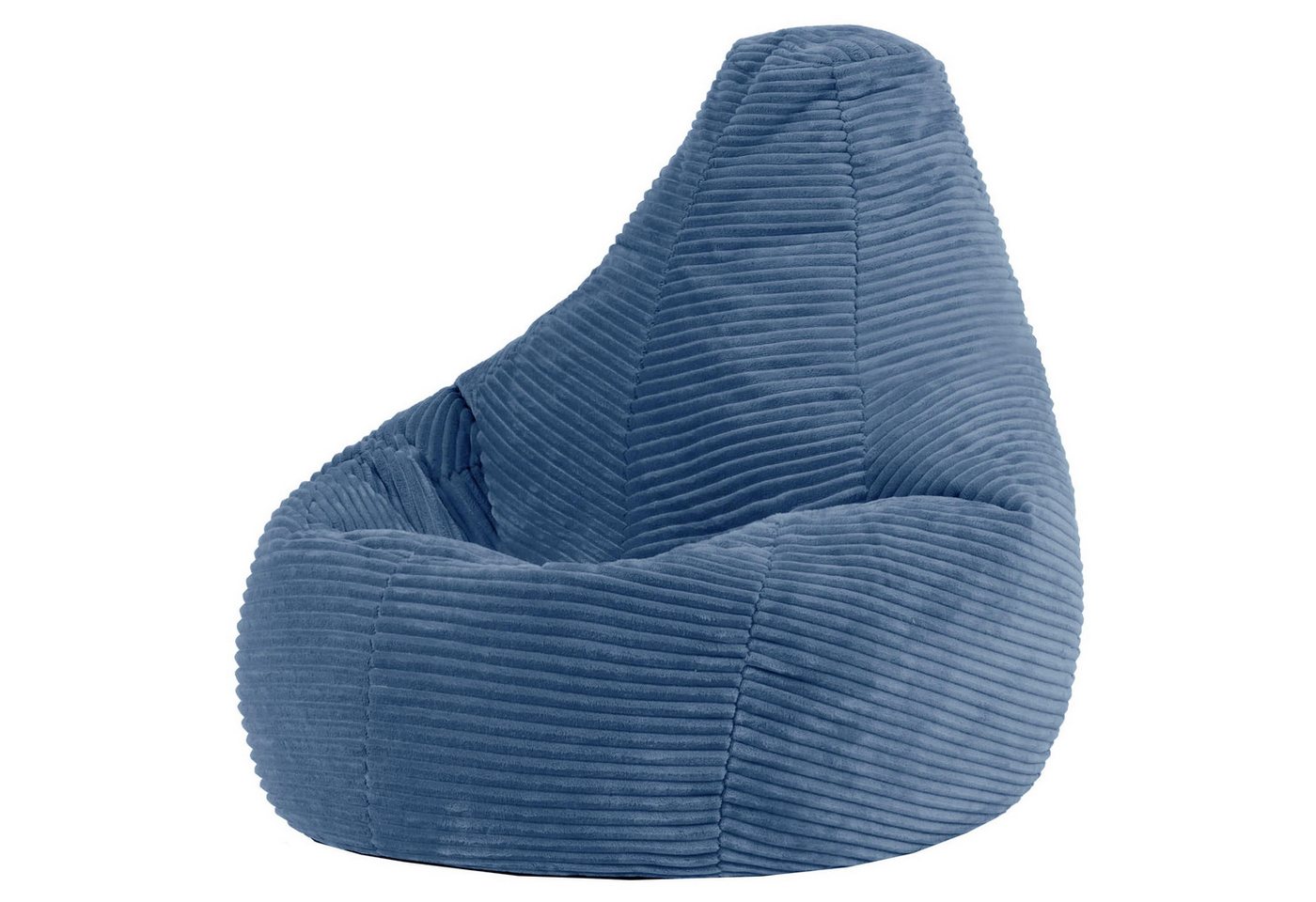 icon Sitzsack Kinder Sessel aus Cord Flauschig „Dalton", 69x59x65cm, Made in Germany, für Kinderzimmer, mit Füllung