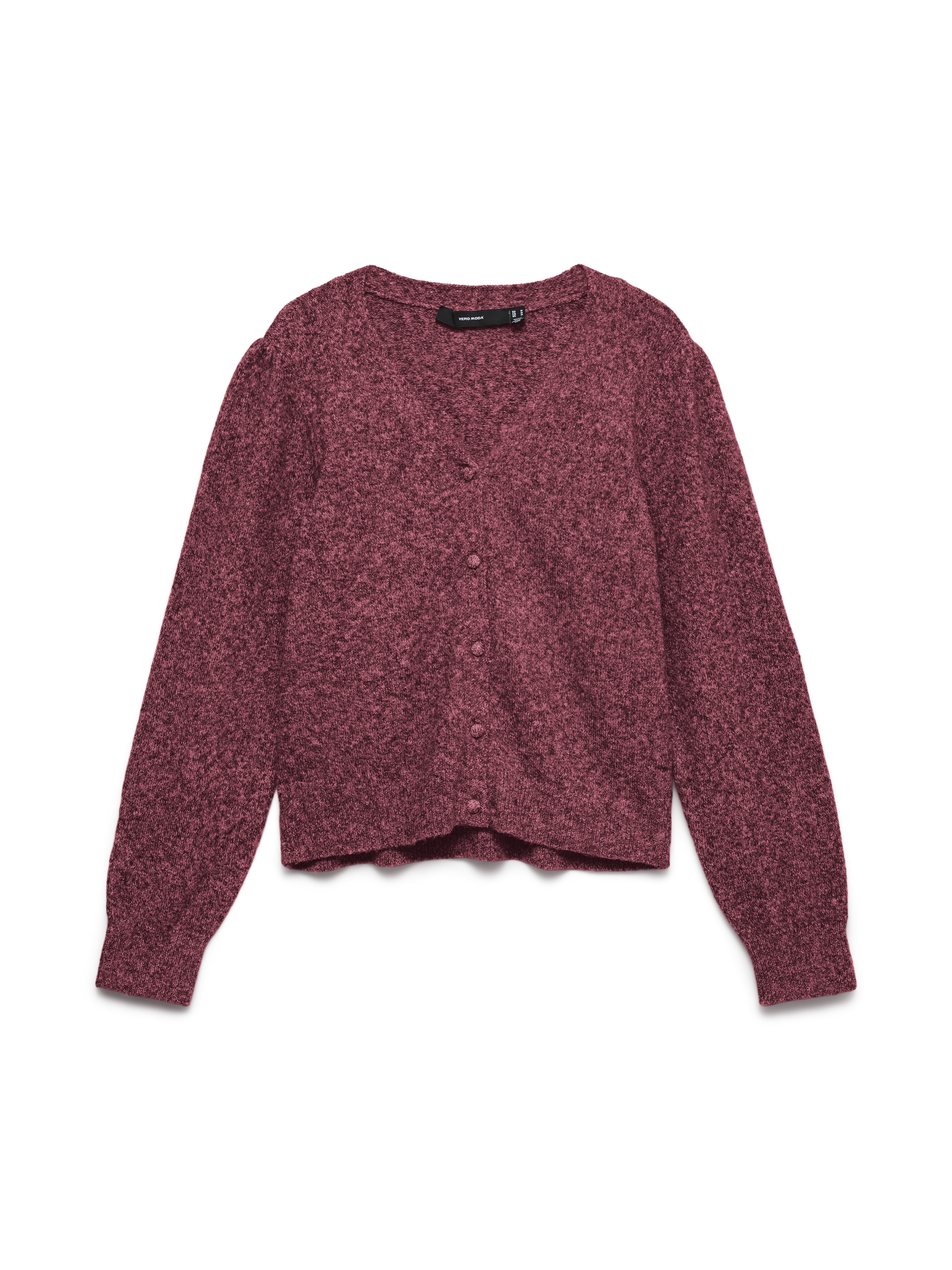 Vero Moda Strickjacke VMDOFFY LS V-NECK CARDIGAN NOOS Materialmix
