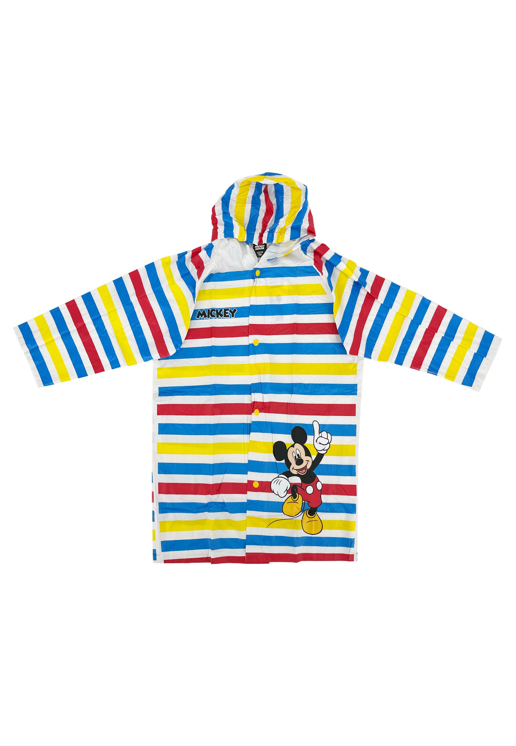 Disney Mickey Mouse Regenjacke Kinder Regenmantel bunt mit Kapuze wasserdicht