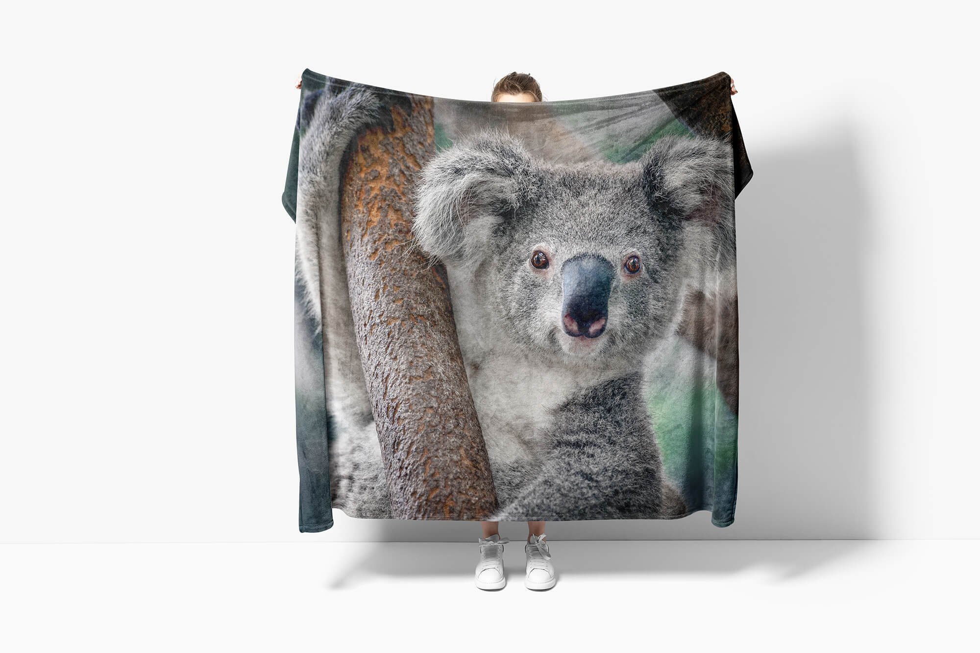 Sinus Art Handtücher Handtuch Strandhandtuch Saunatuch Kuscheldecke mit Tie günstig online kaufen