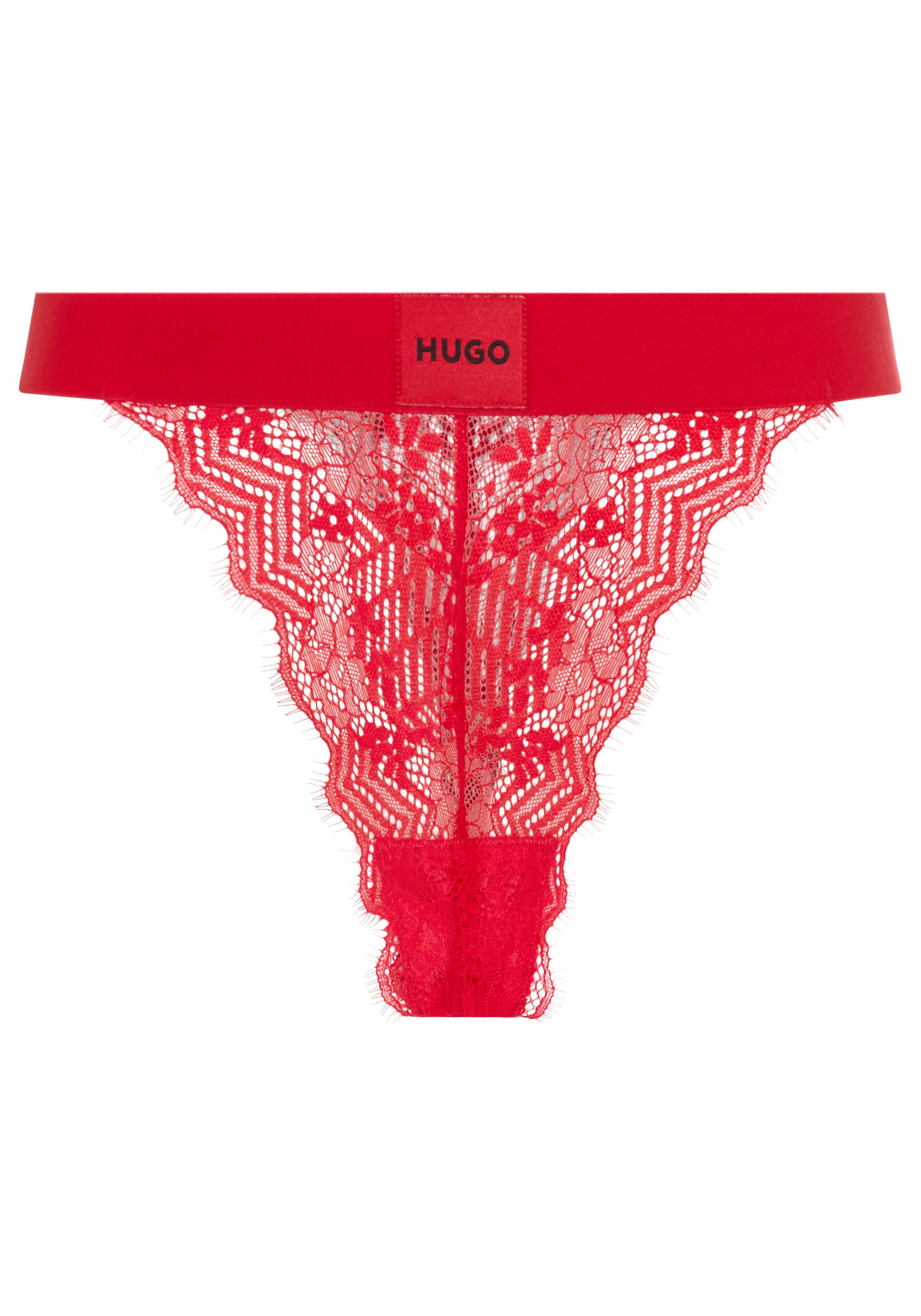 HUGO String STRING RL LACE mit Logoschriftzug auf dem Bund günstig online kaufen