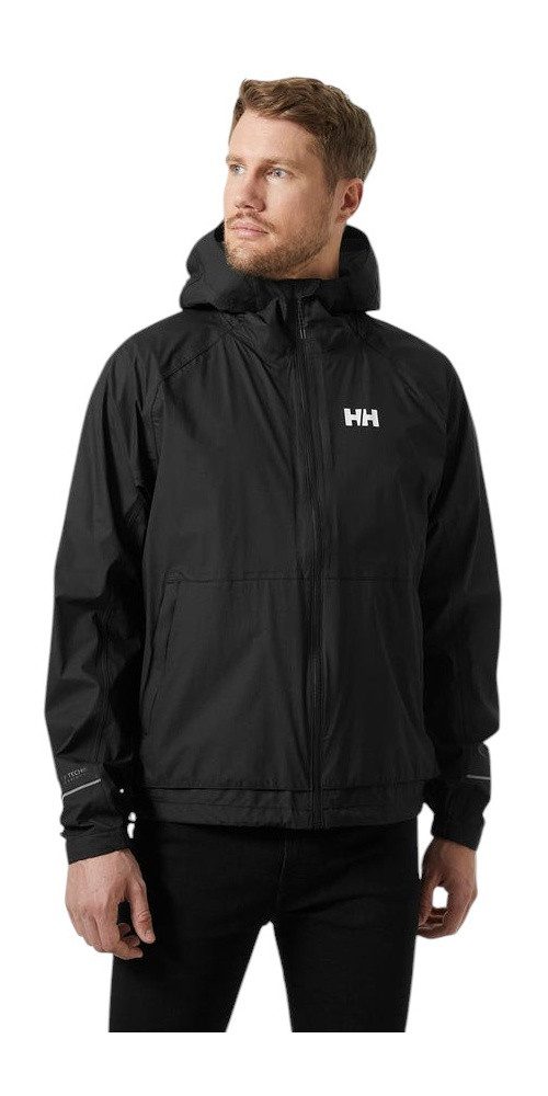 Helly Hansen Regenjacke Fast Light Rain (2.75-Lagen, wasserdicht) schwarz Herren