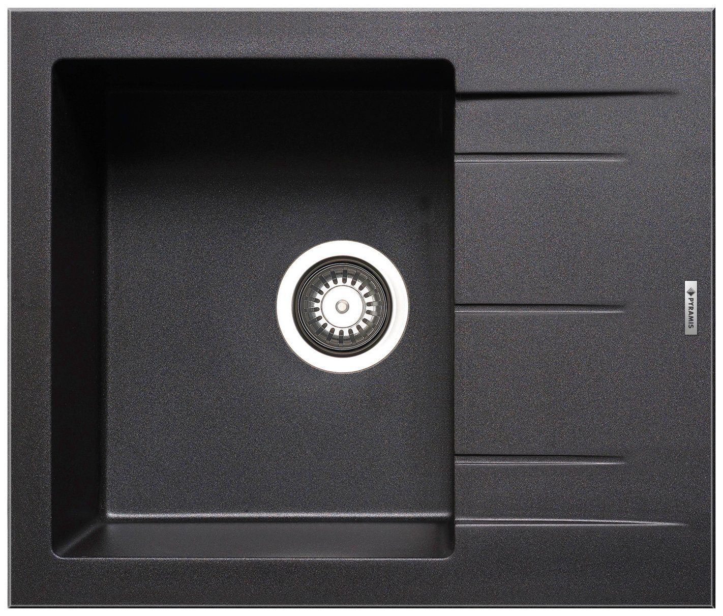 Pyramis Granitspüle Alazia, rechteckig, 59/50 cm