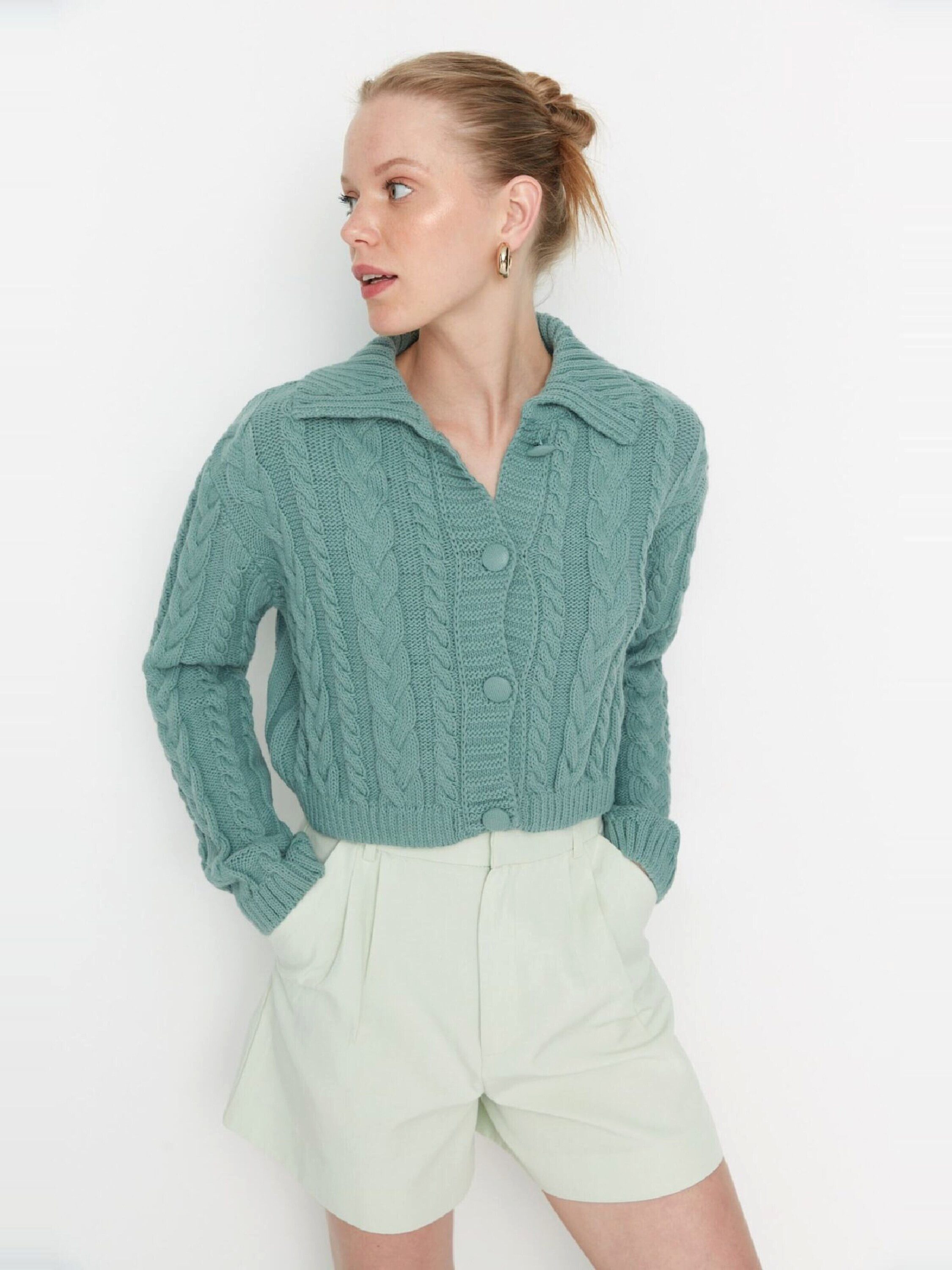 Trendyol Strickjacke (1-tlg) Plain/ohne Details günstig online kaufen