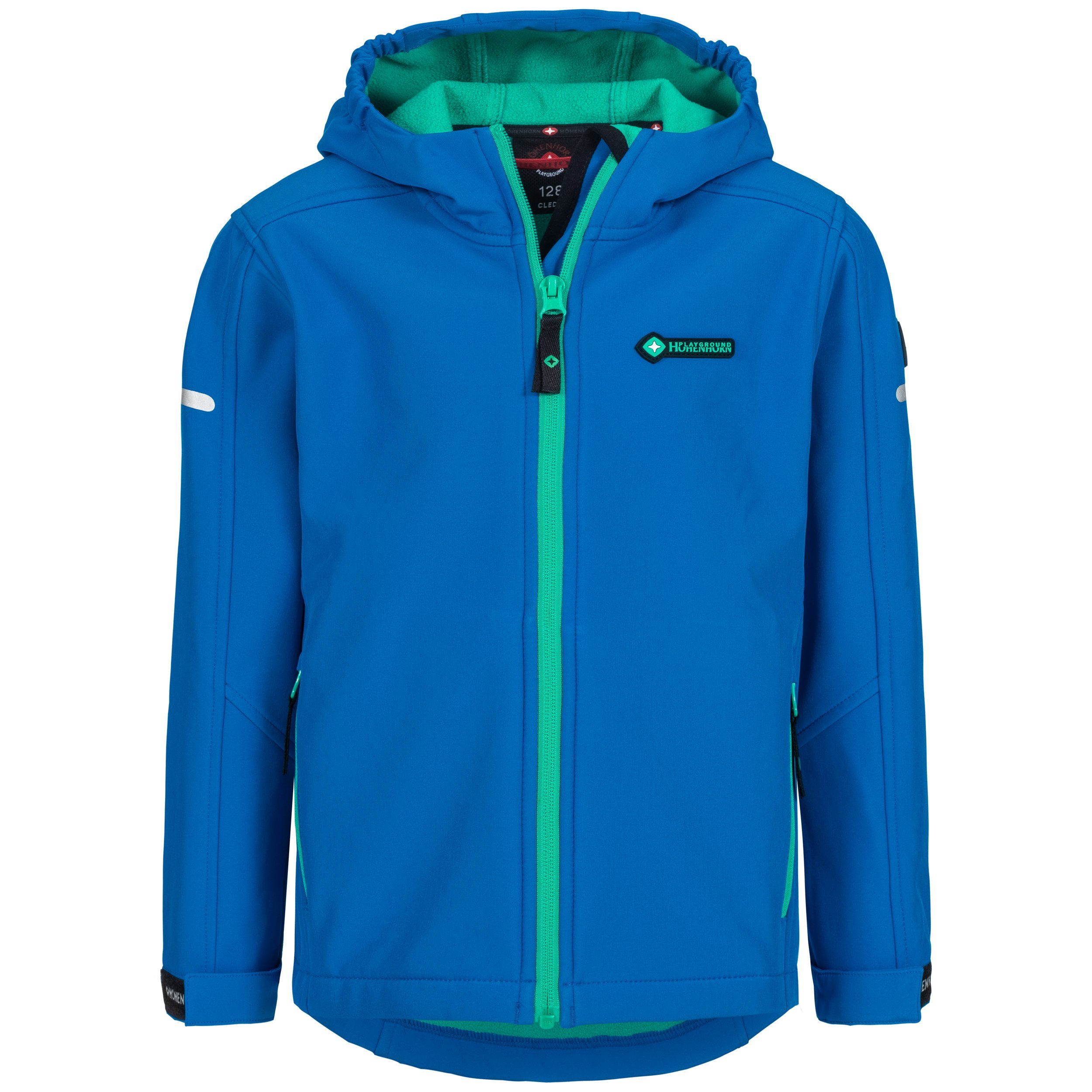 Höhenhorn Softshelljacke Cledo Kinder Jacke Kids für Jungen und Mädchen Übergangsjacke Outdoor Microfleece-Innenfutter, Atmungsaktiv, Wasserdicht