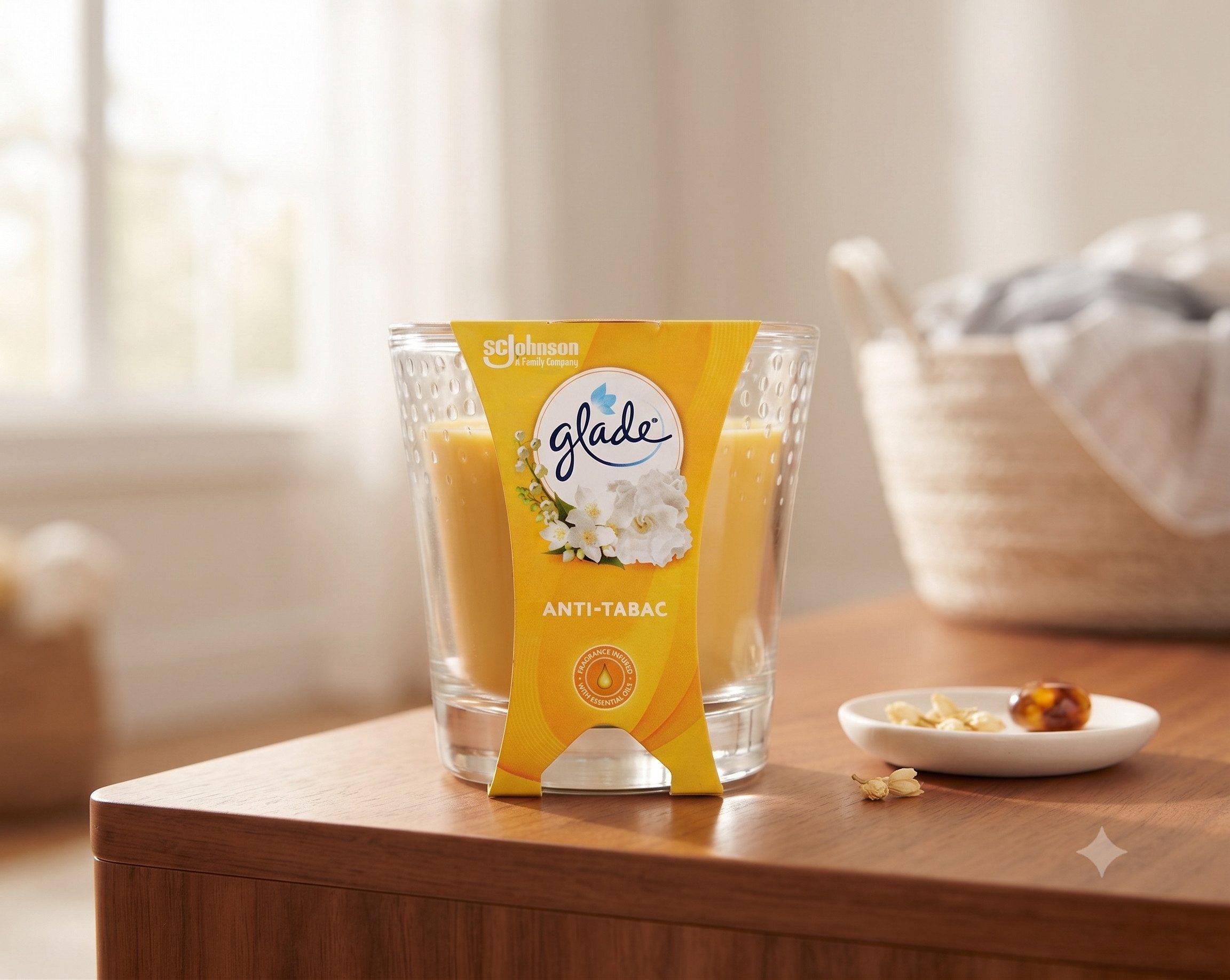 Glade Duftkerze Glade Anti-Tabak Duftkerze - 129 gr
