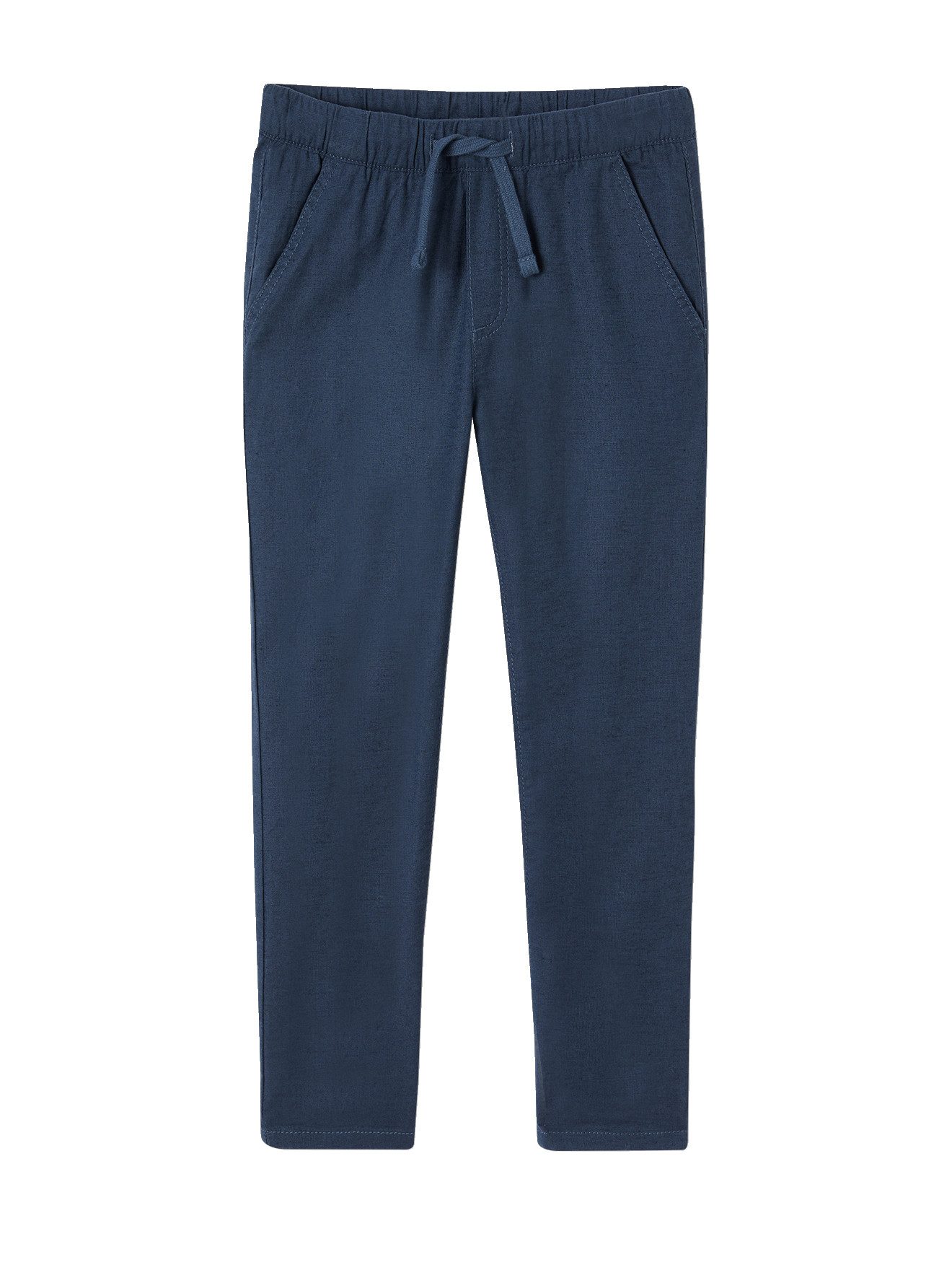 vertbaudet Leinenhose Jungen Hose mit Leinenanteil