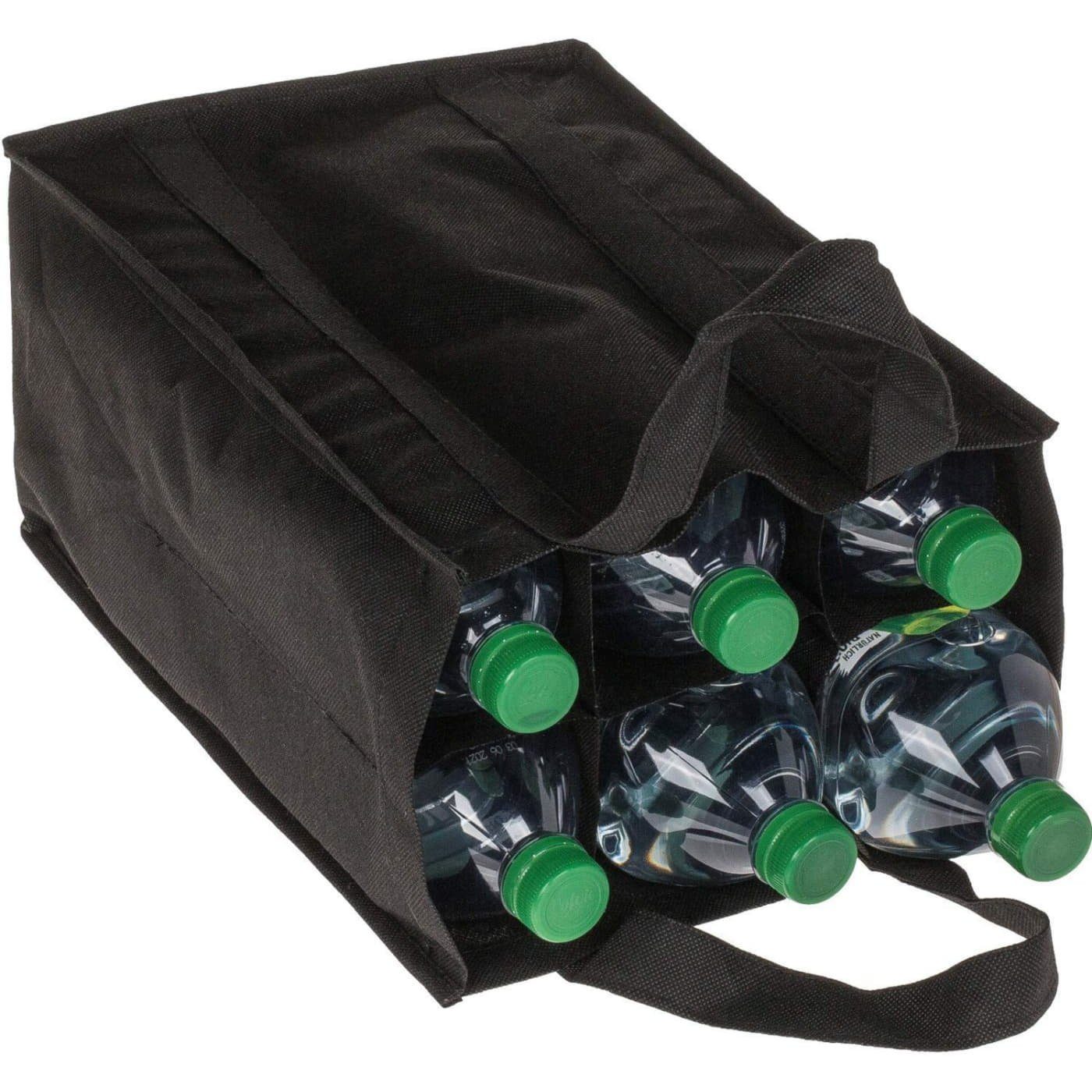 ReWu Держатели для бутылок Flaschentasche für 6 Flaschen, ca. 28 x 17 cm, aus Kunststoff