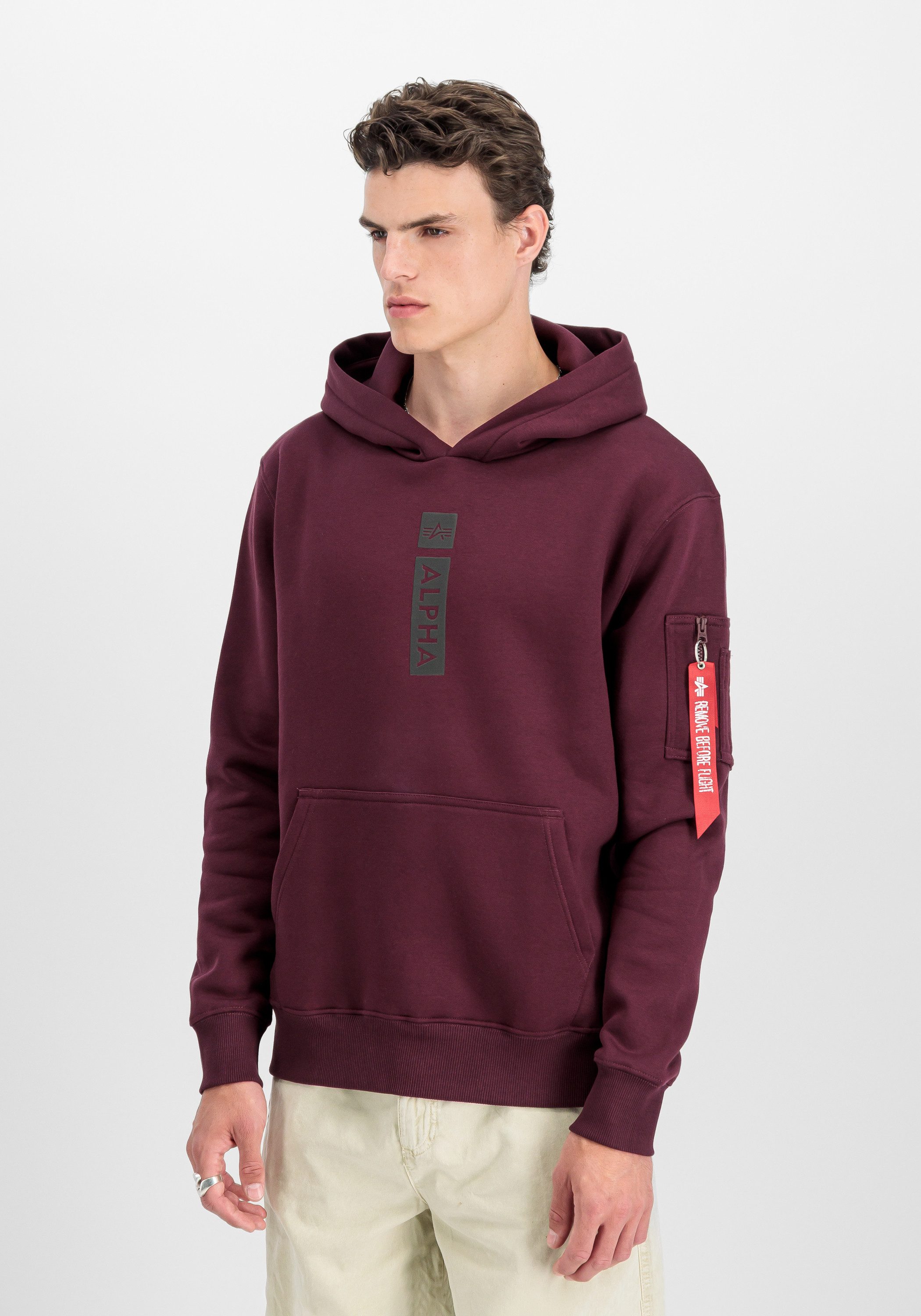 Alpha Industries Hoodie Alpha Puff Print Hoodie