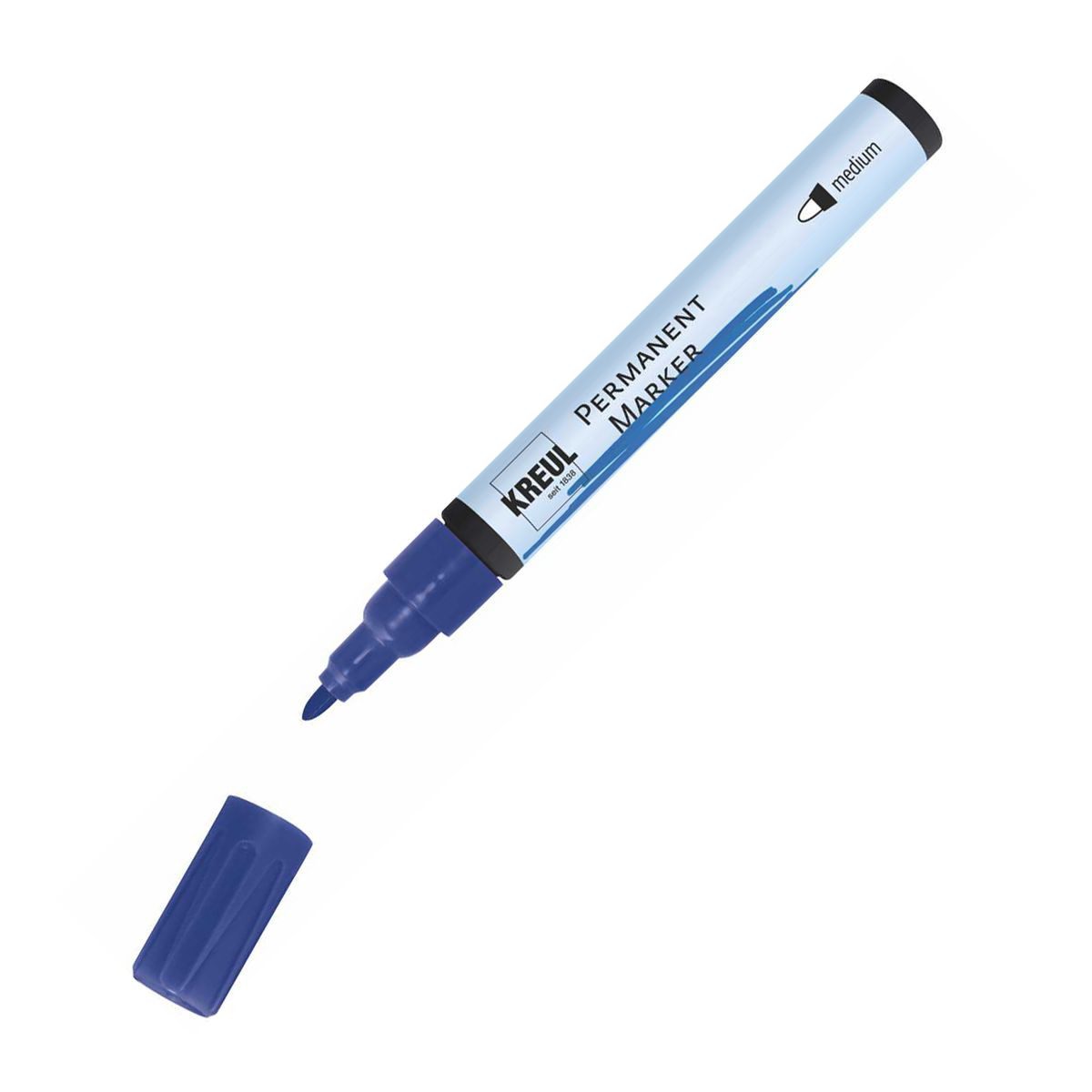 Permanentmarker KREUL Permanentmarker medium 1,5-3mm blau