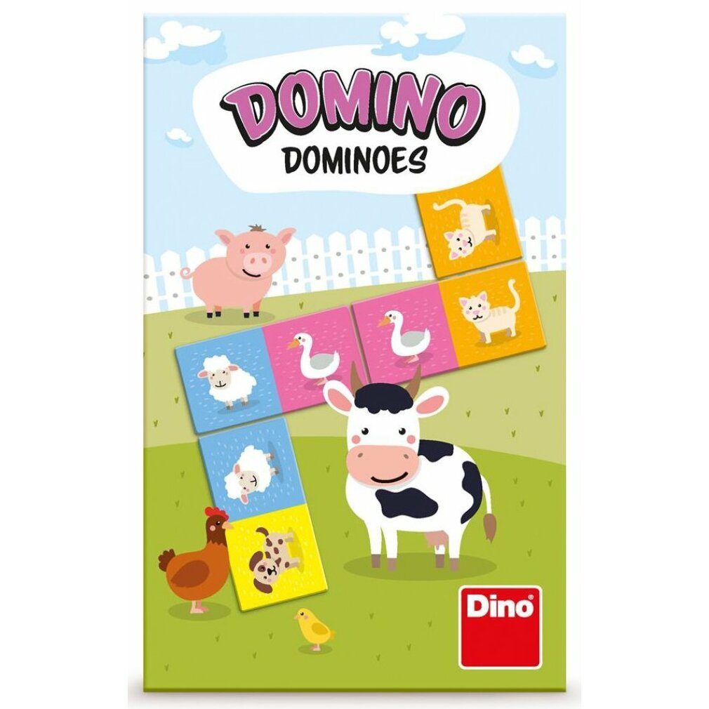 Dino Spiel DINO Domino Haustiere