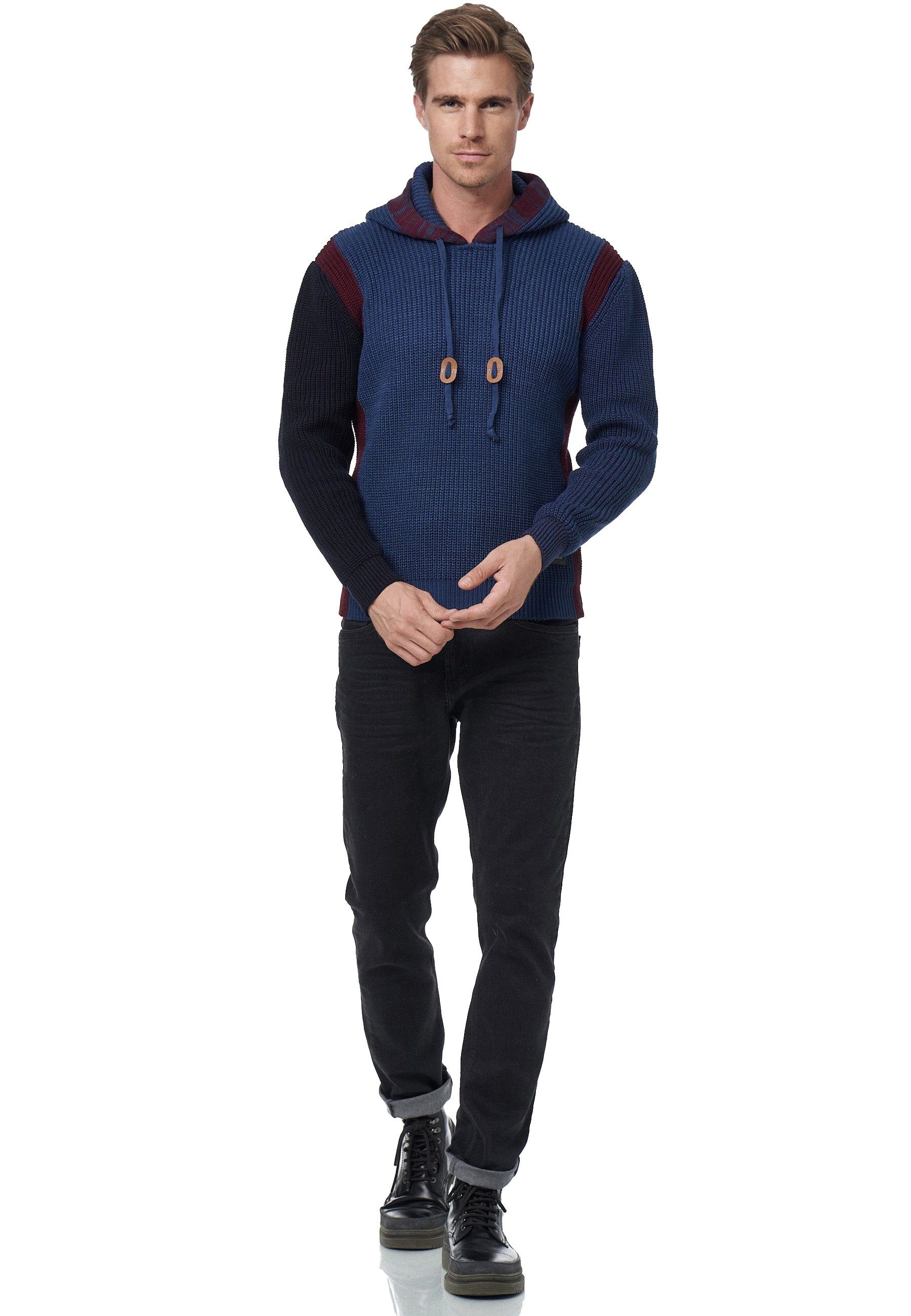 Rusty Neal Strickpullover mit Kontrast-Details