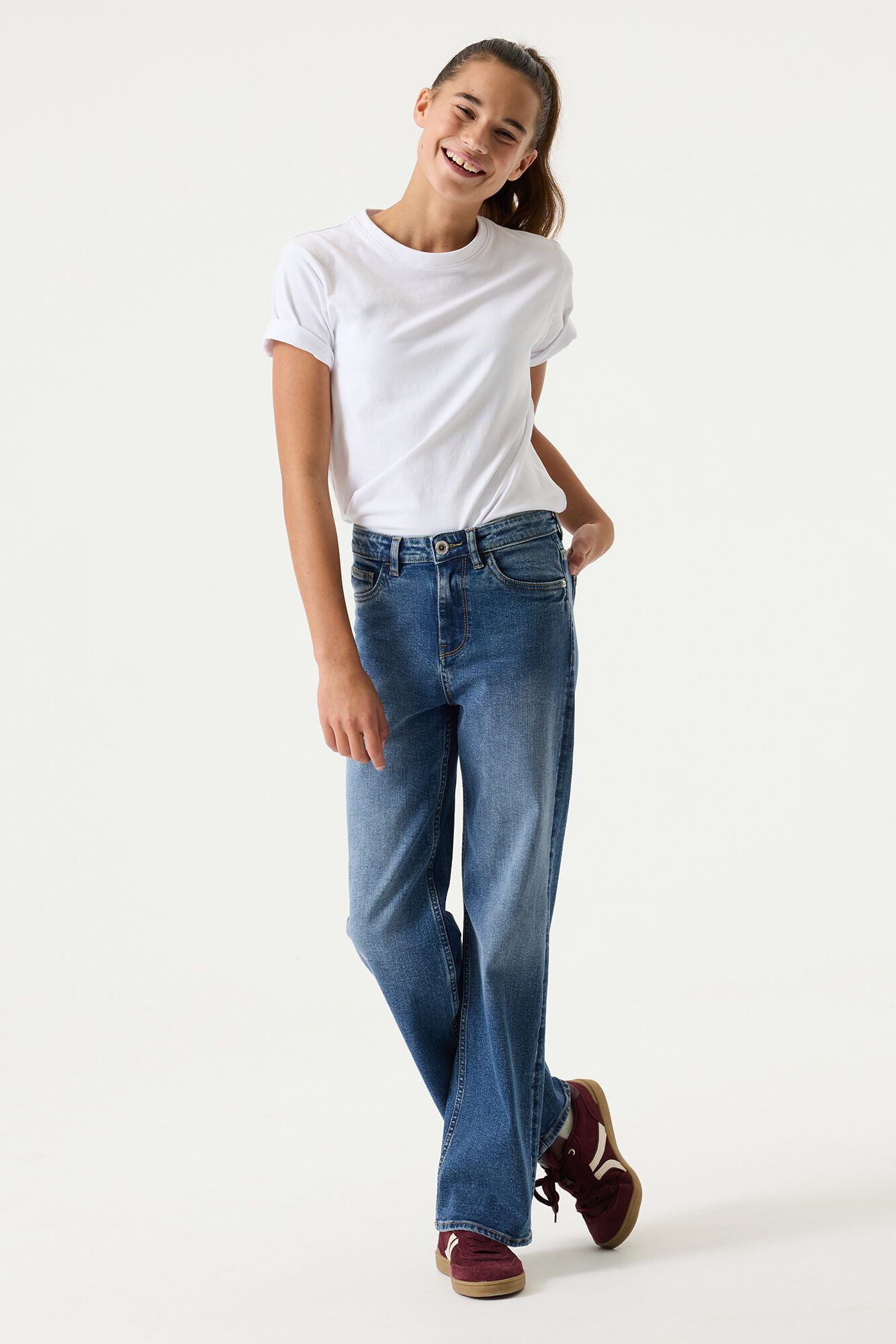 Garcia Schlagjeans Ilvy for Girls, mit weitem Bein – Bild 4 von 5